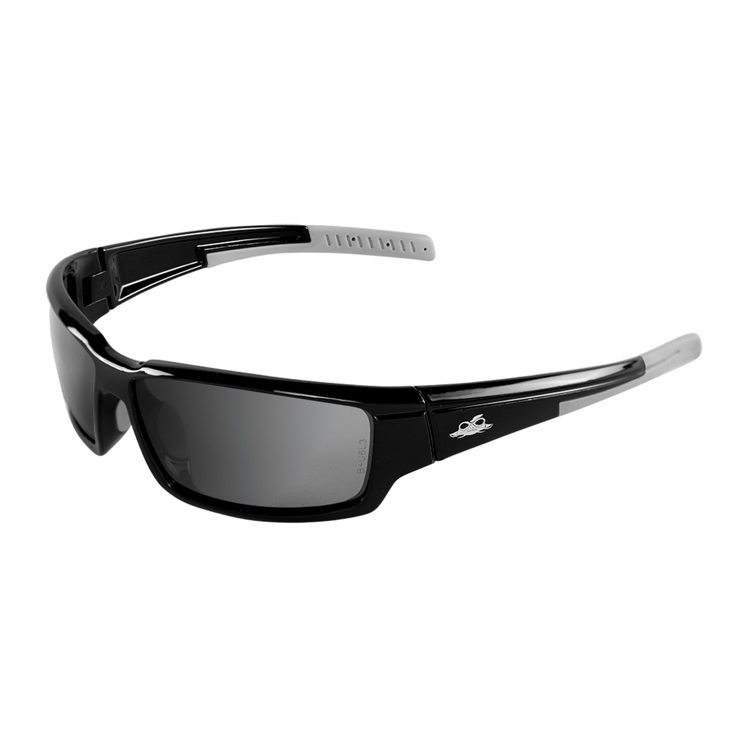 Bullhead Safety BH145712 - Maki Polarized Silver Mirrored Lens Safety Glasses