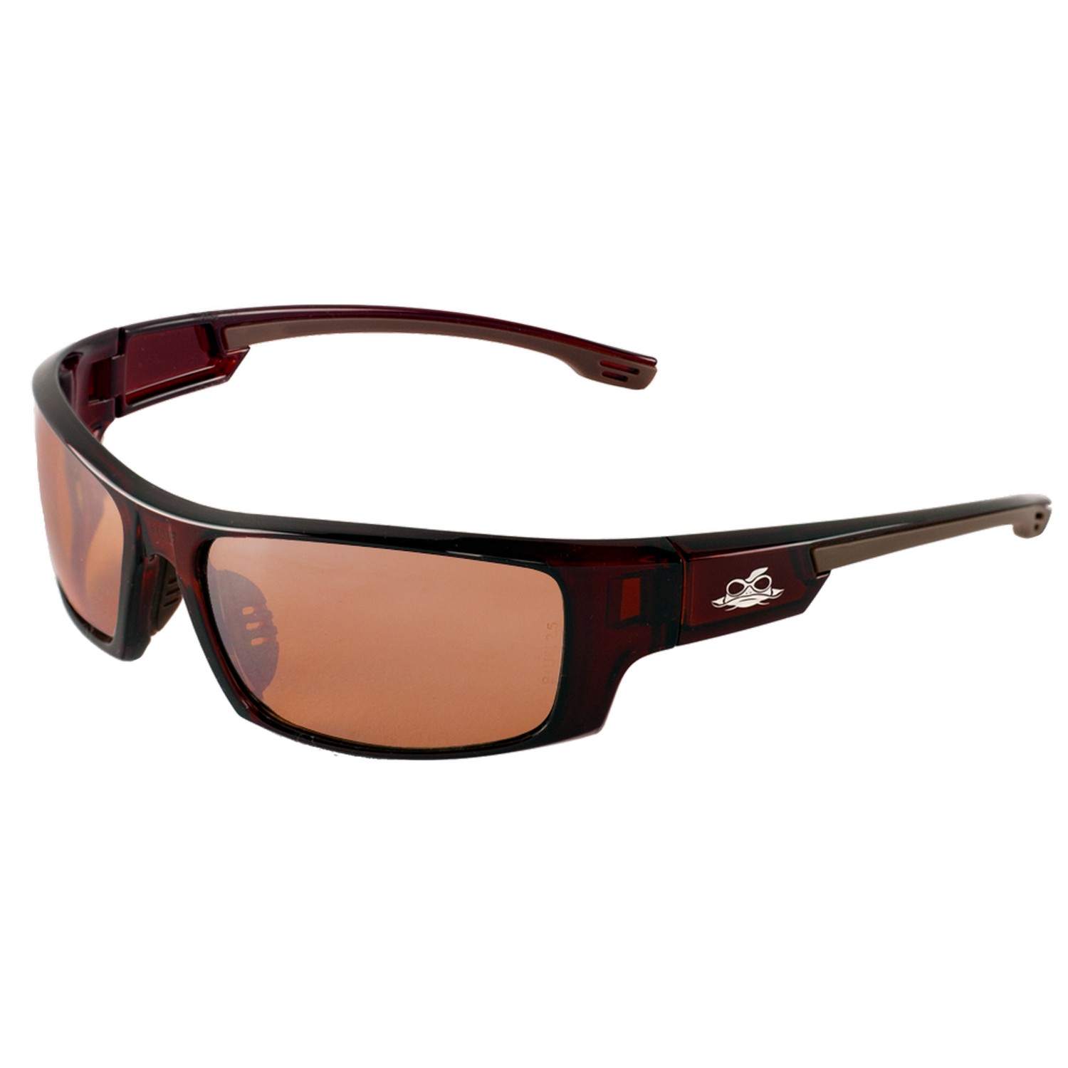 Bullhead Safety BH9711 - Dorado Brown Flash Mirror Precision Lens Safety Glasses
