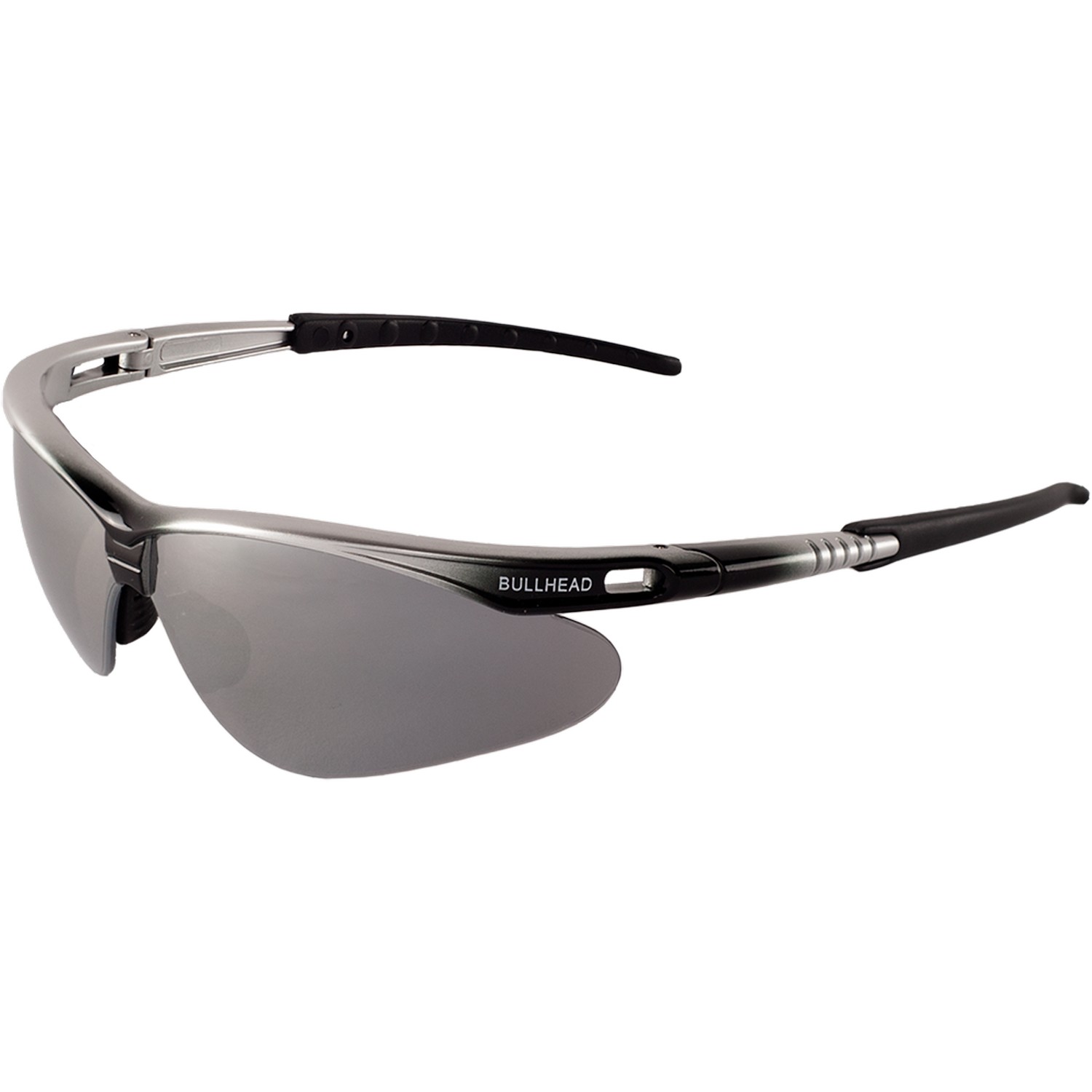 Bullhead Safety BH6117 - Stinger Silver Mirror Lens Safety Glasses