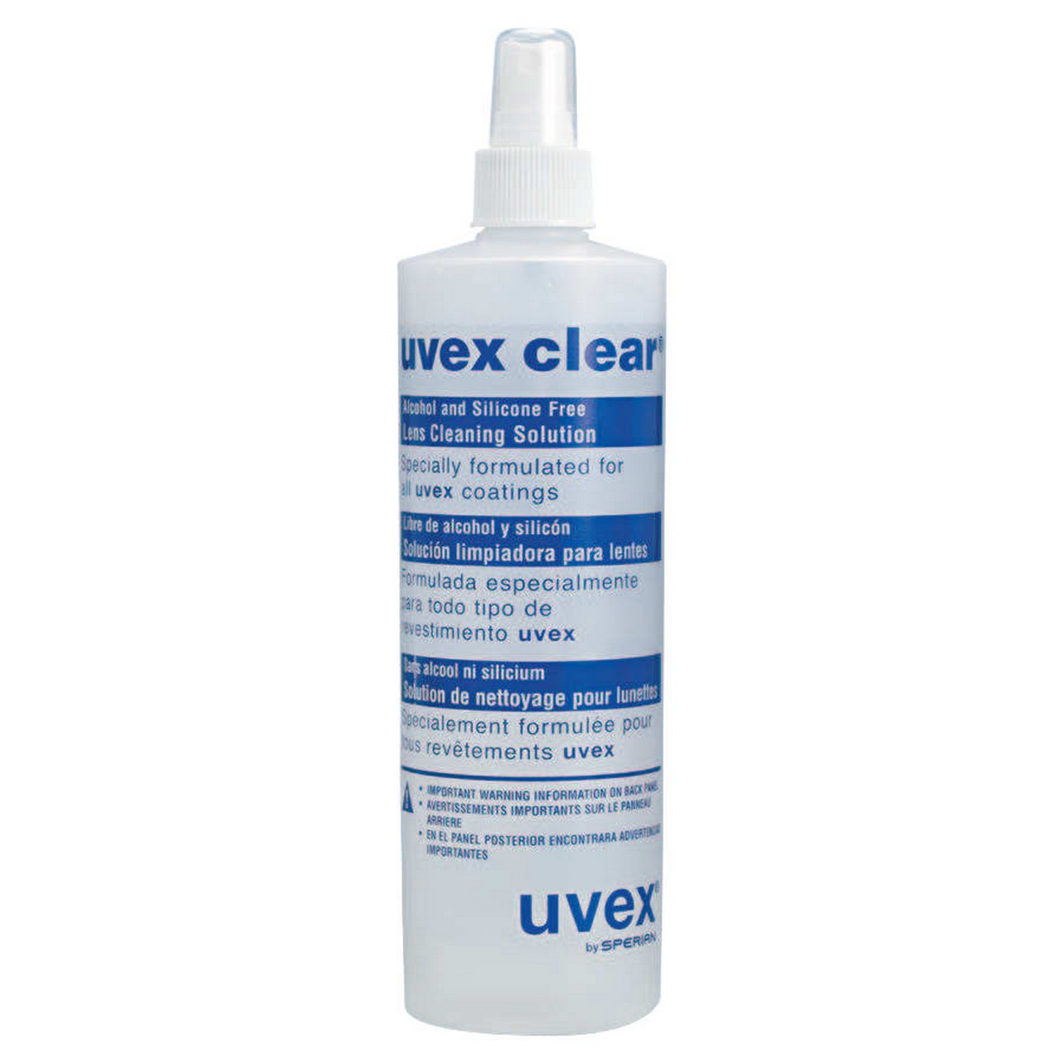 Honeywell Uvex 763-S463 Clear Lens Cleaning Solution, 16 oz