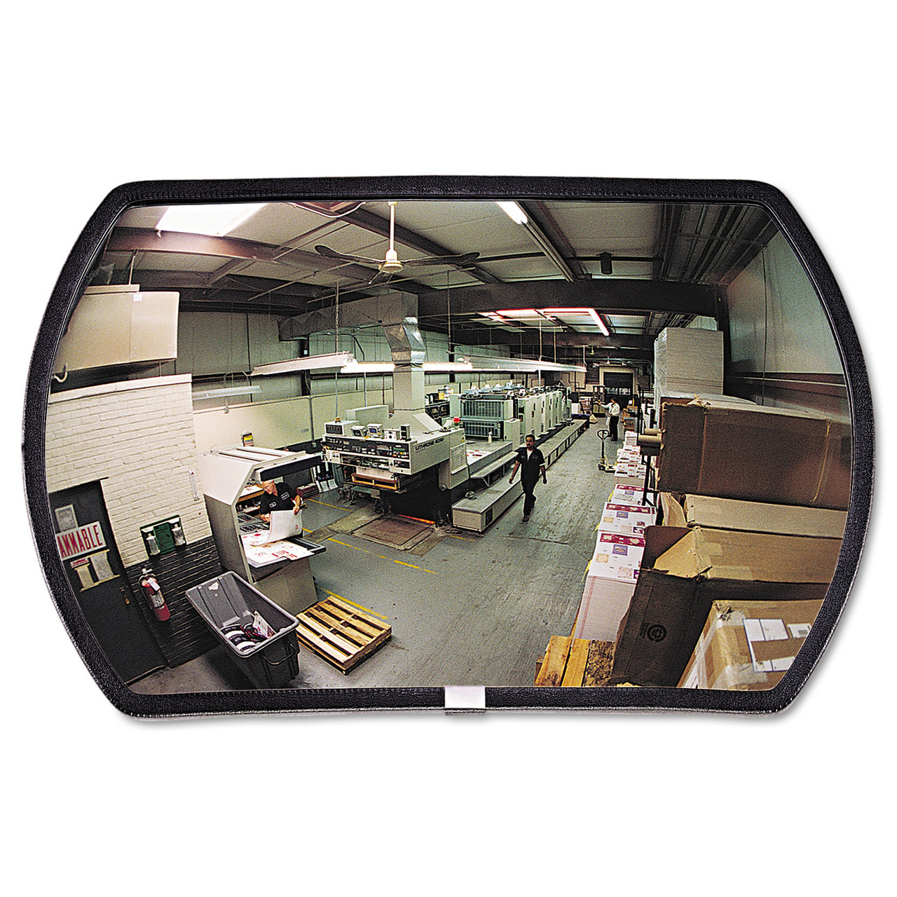 See All Round Rectangular Indoor Glass 160 degree Convex Security Mirror