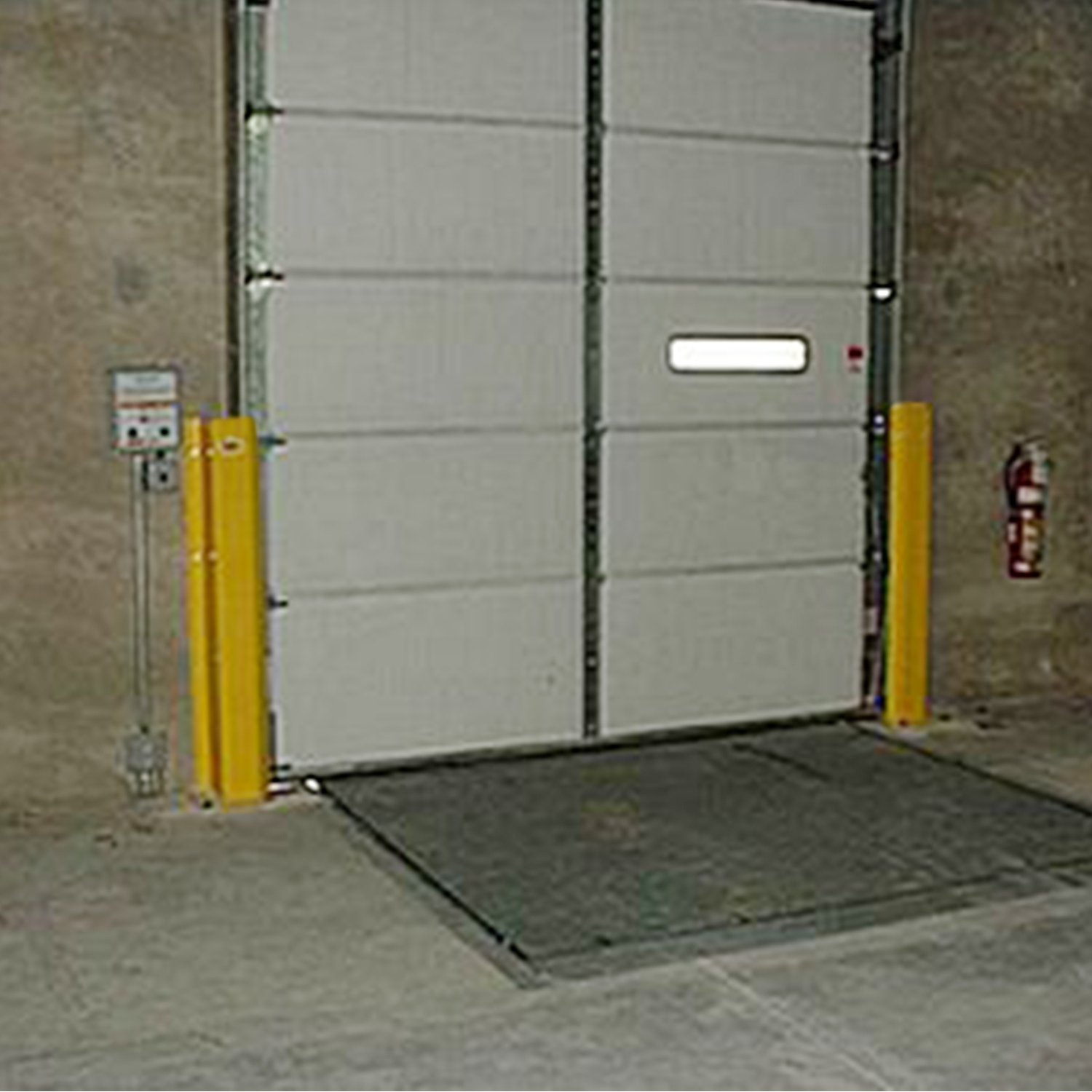 Savety Yellow Door Track Protector 36", 3/16" Thick, No Bevel