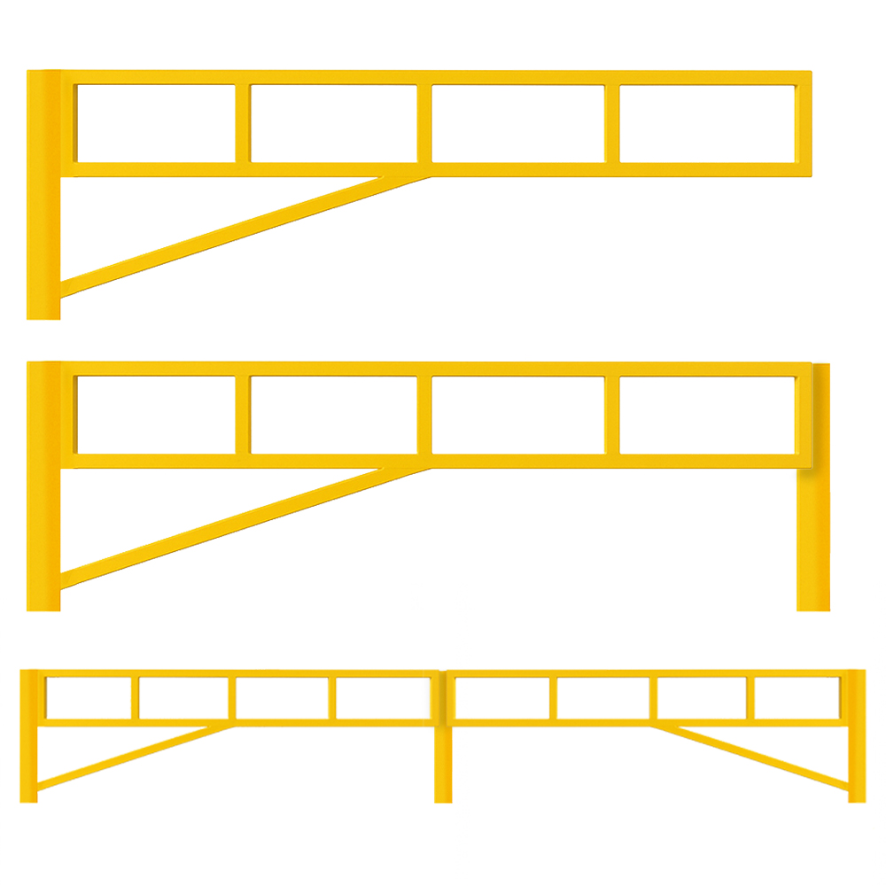 Savety Yellow SYP-DWGR-08 8' Rotating Dock/Driveway Gate