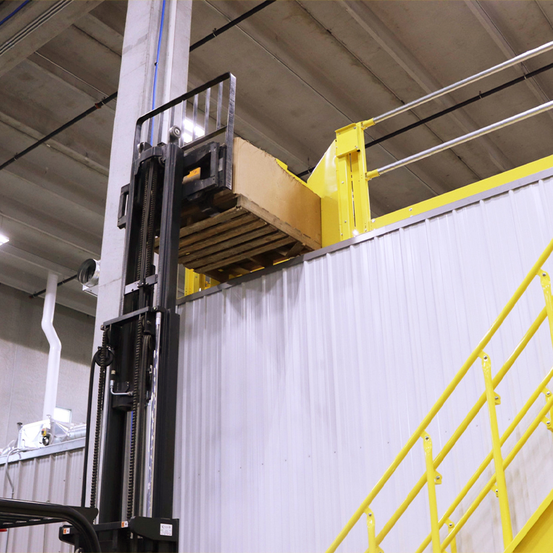 Savety Yellow SYP-PSG-60 5' Self-Closing Mezzanine Pallet Gate