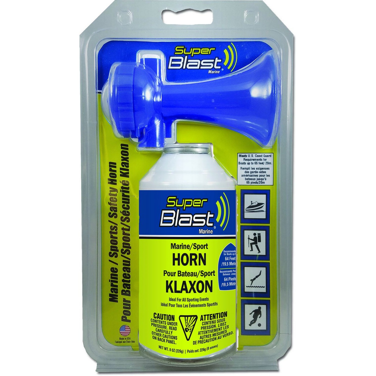 Max Pro SB8-018-016 Super Blast Air Horn 8 oz