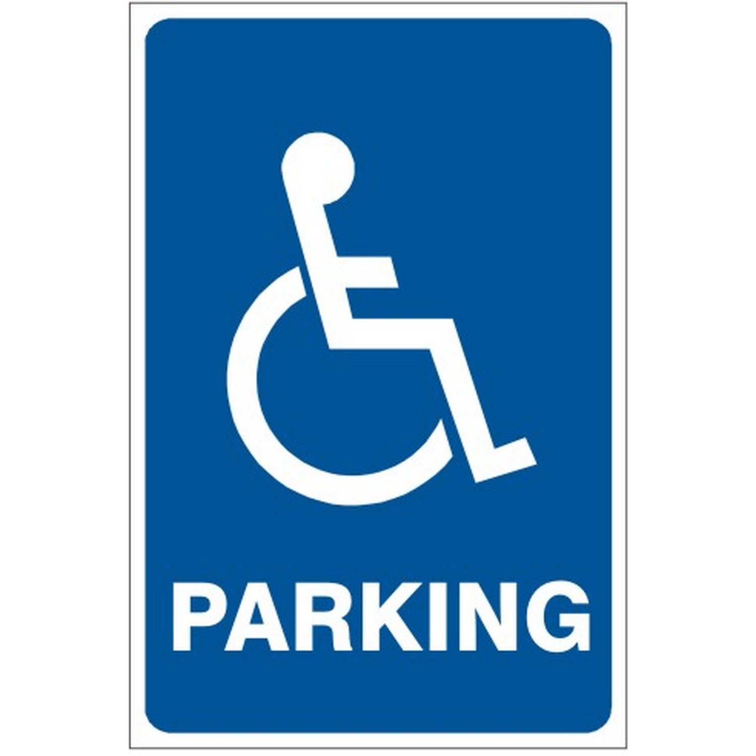 Safehouse Signs G-40AL5 Handicapped Picto Parking - Handicapped Parking Sign, 18X12, Aluminum (.080)
