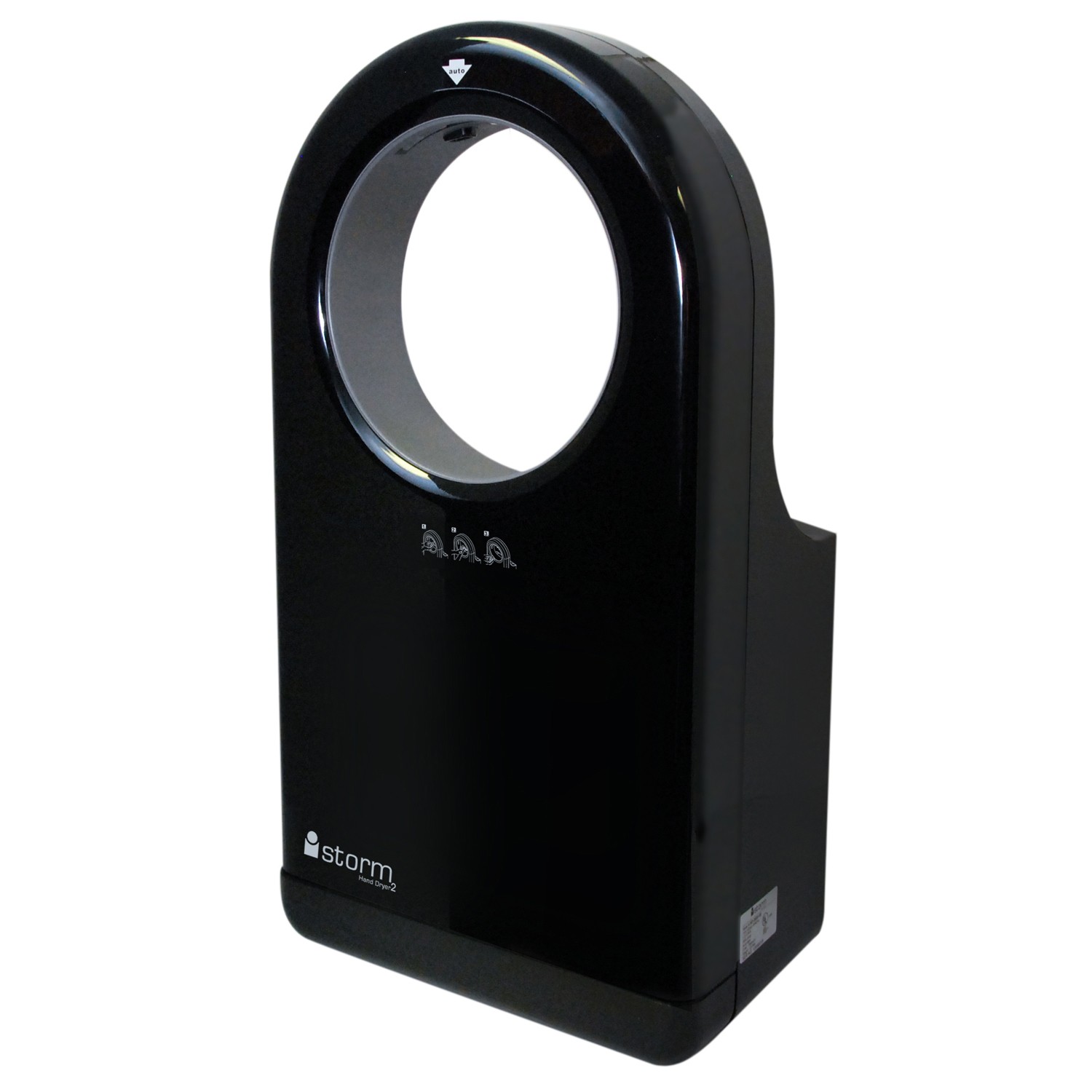 Palmer HD0983-16 iStorm High Speed Hand Dryer 110/120V Black