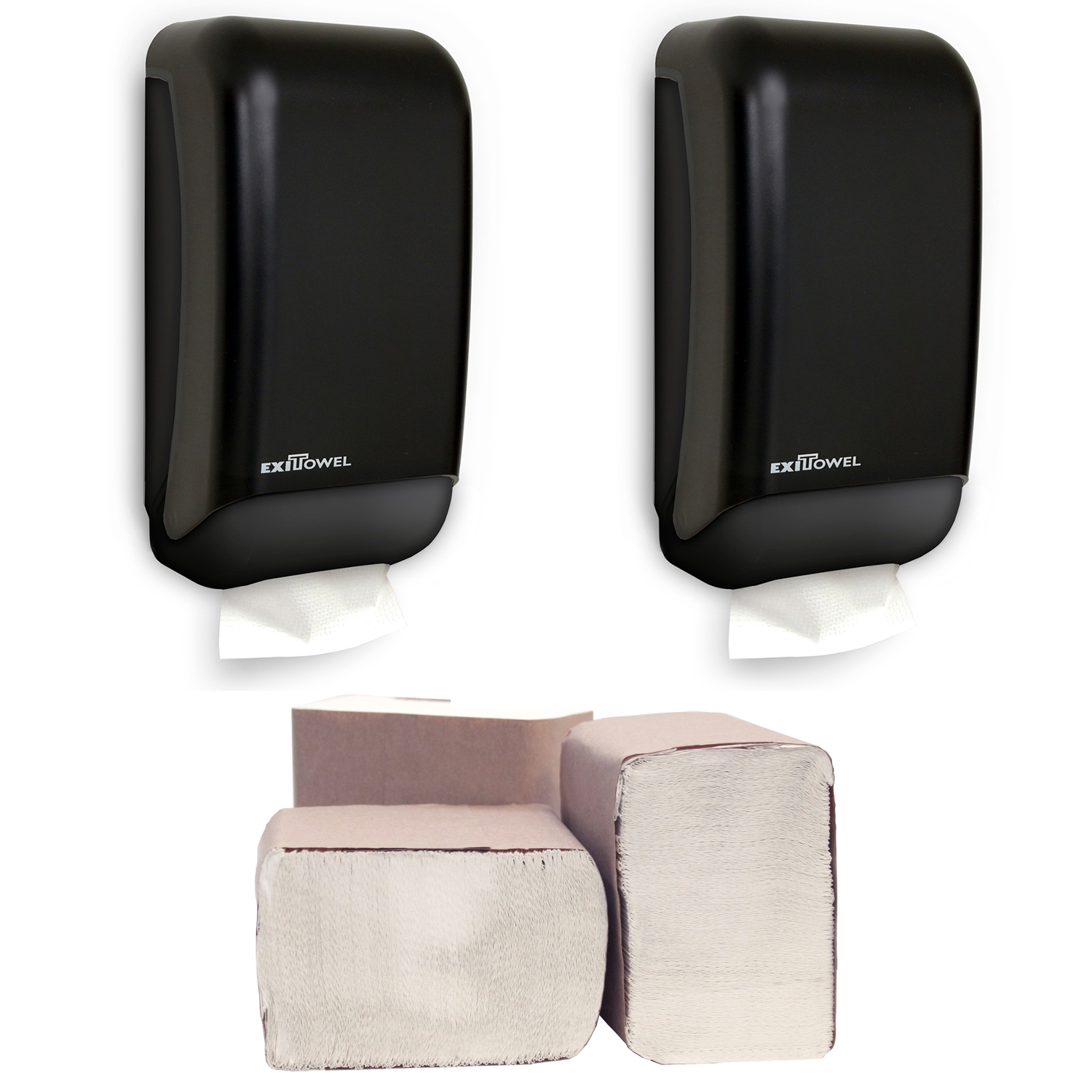 Palmer TD0178-02 ExiTowel Starter Pack Black Translucent