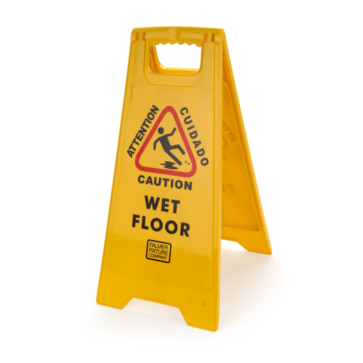 Palmer CS0701-19 Caution Wet Floor Sign Yellow