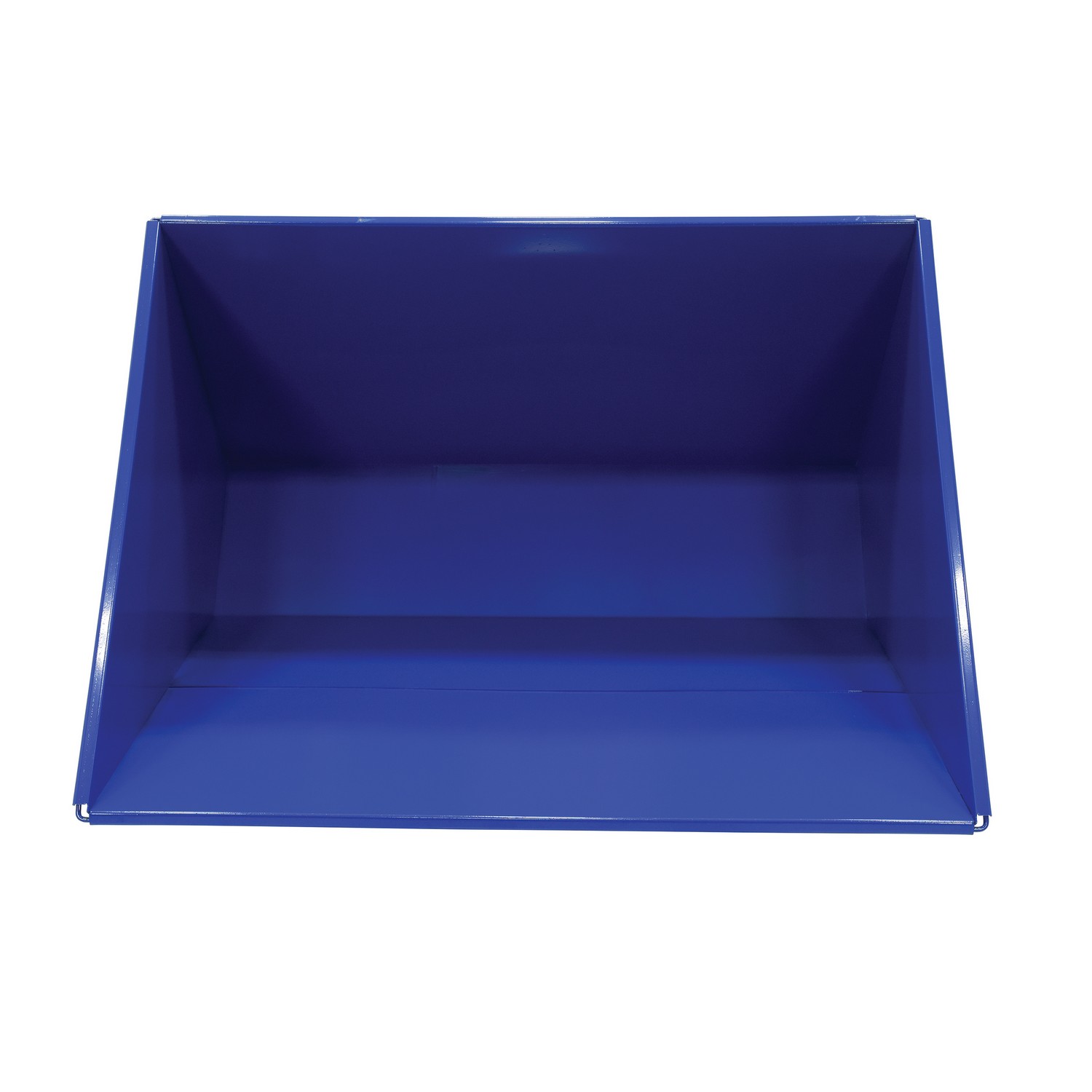 Vestil D-300-HD Self-Dump Hopper Hd 3 CU YD 6K Blue