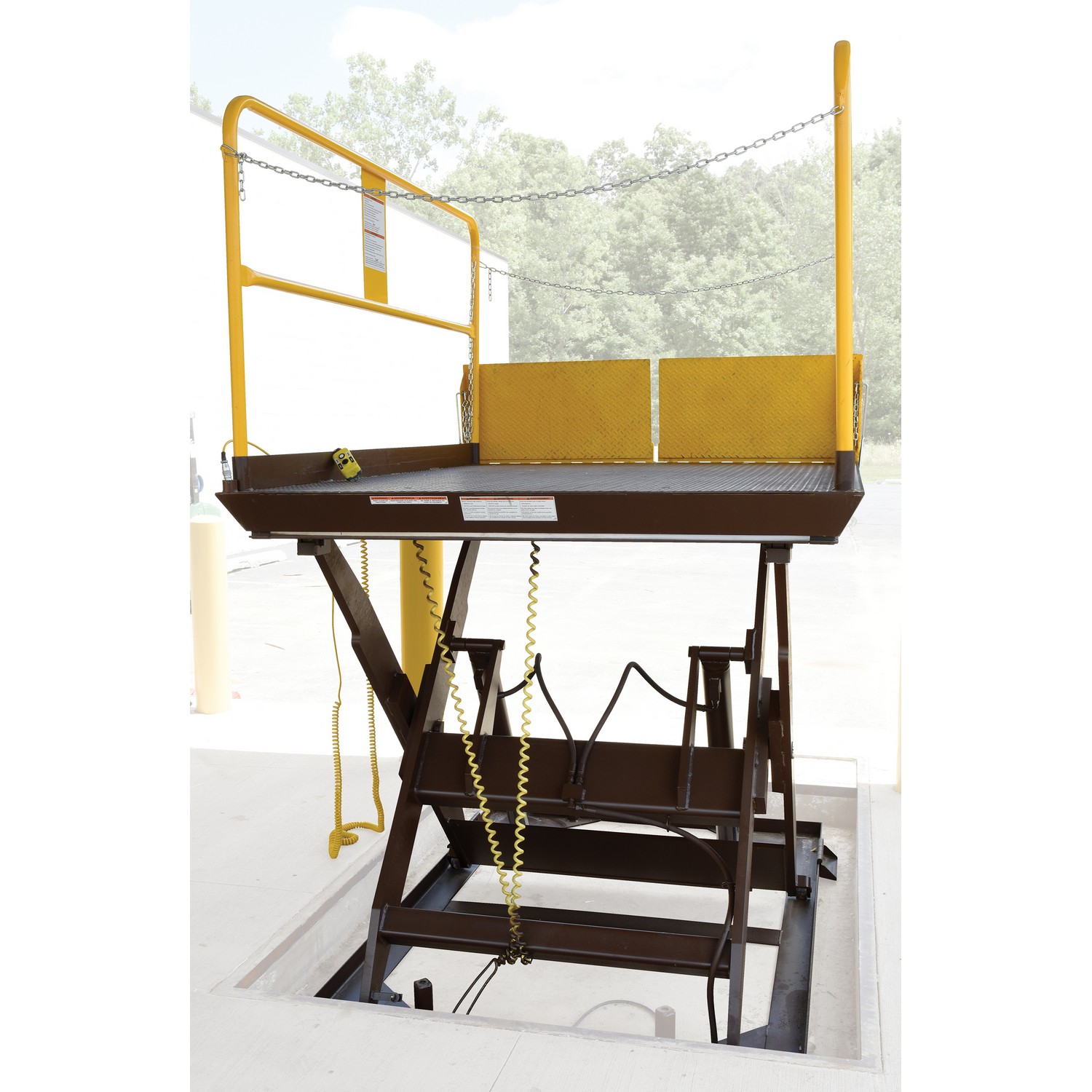 Vestil WL-100-5-68 Prem Truck Scissor Dock Lift 5K 6X8 FT