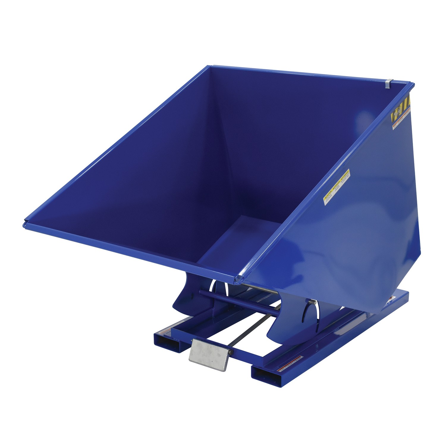 Vestil D-200-HD Self-Dump Hopper Hd 2 CU YD 6K Blue