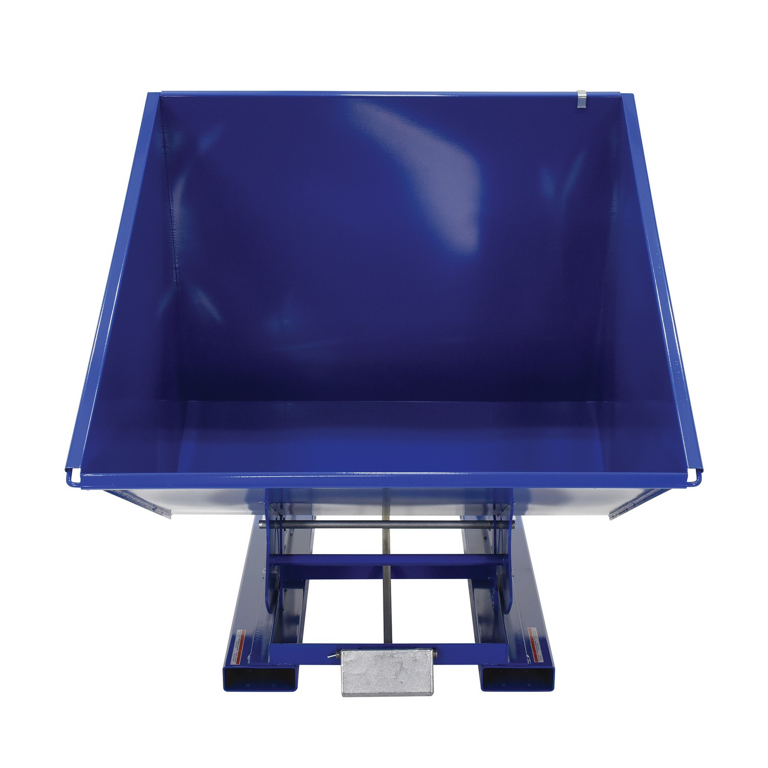 Vestil D-200-HD Self-Dump Hopper Hd 2 CU YD 6K Blue