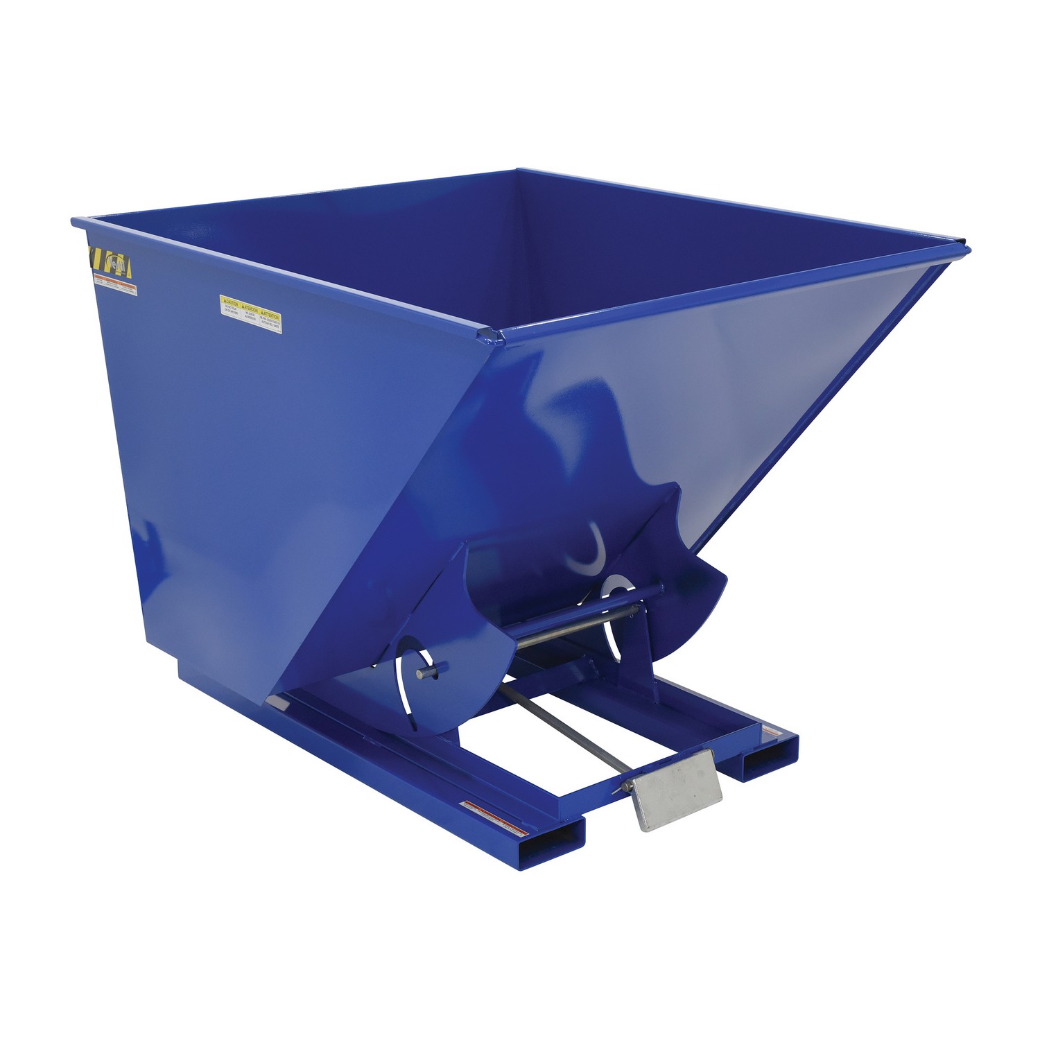 Vestil D-200-HD Self-Dump Hopper Hd 2 CU YD 6K Blue