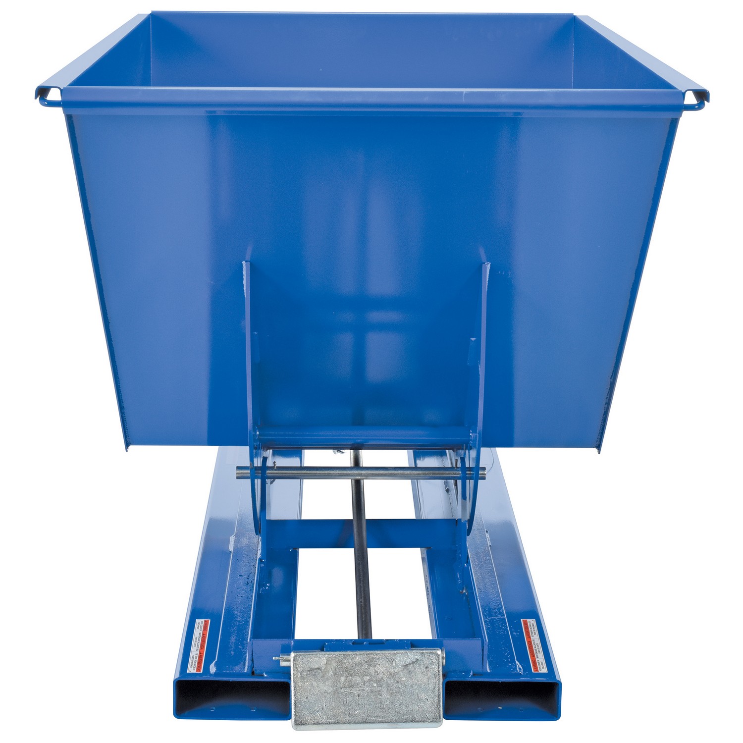 Vestil D-100-HD Self-Dump Hopper Hd 1 CU YD 6K Blue