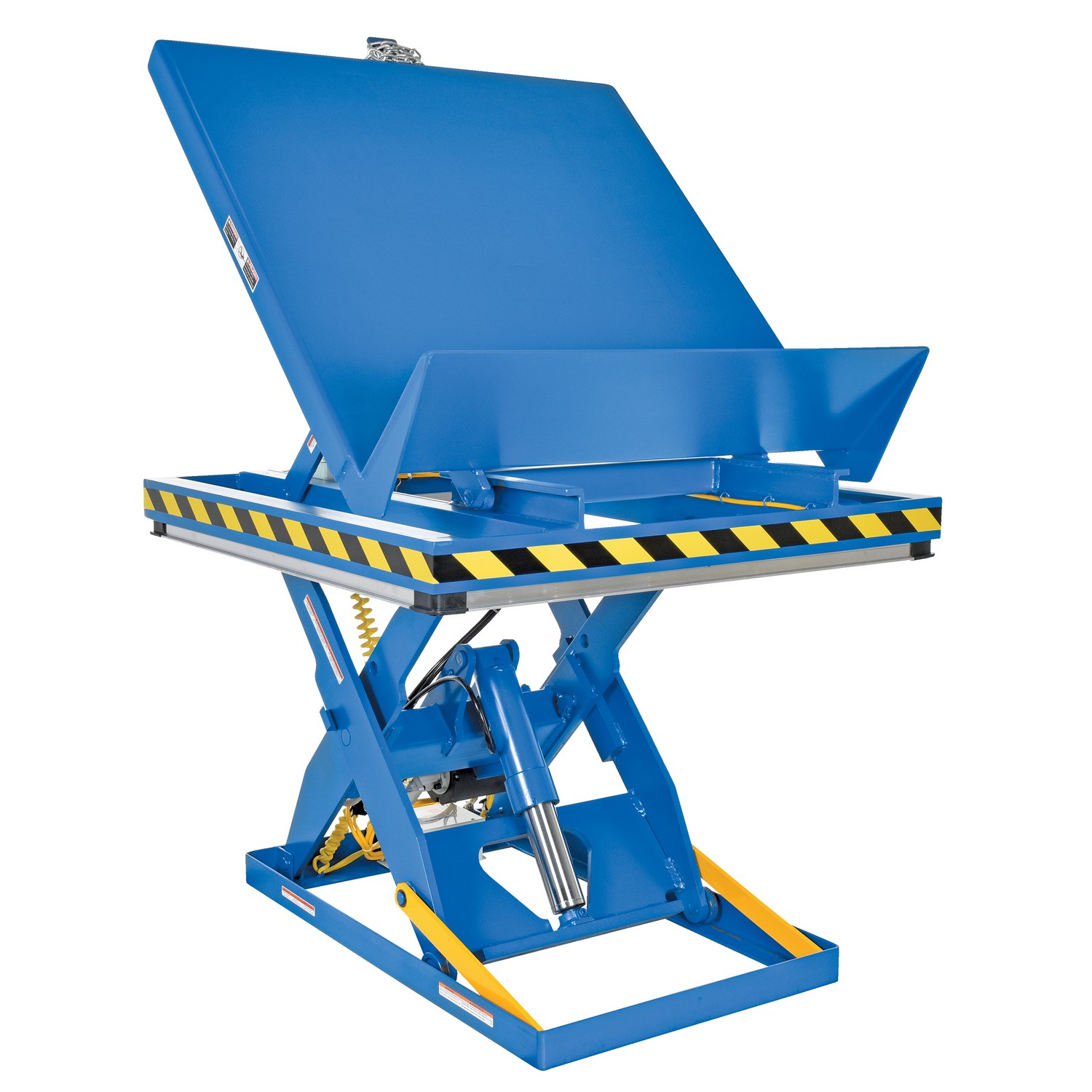 Vestil EHLTT-4848-2-47 Lift & End Tilt Scissor Table 2K  48X48