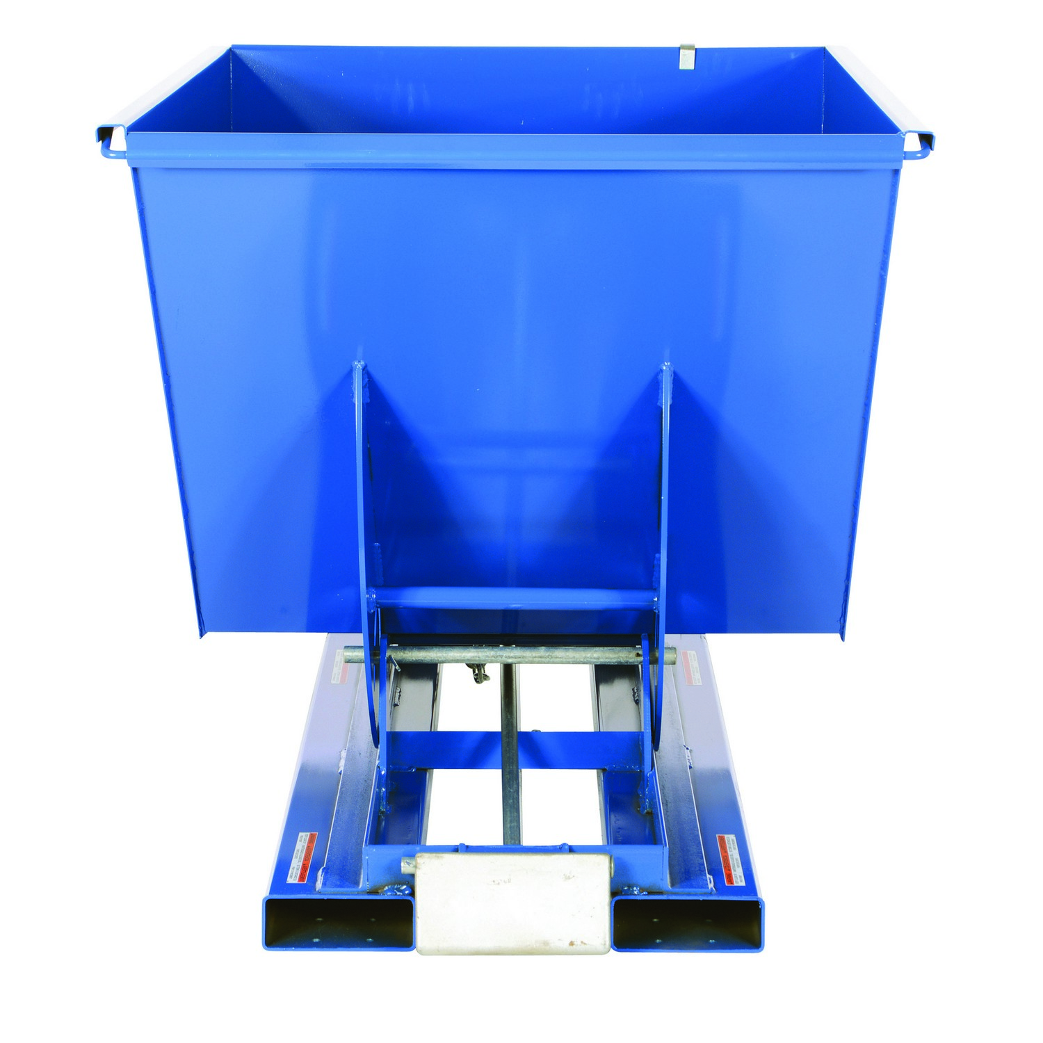 Vestil D-150-HD Self-Dump Hopper Hd 1.5 CU YD 6K Blue