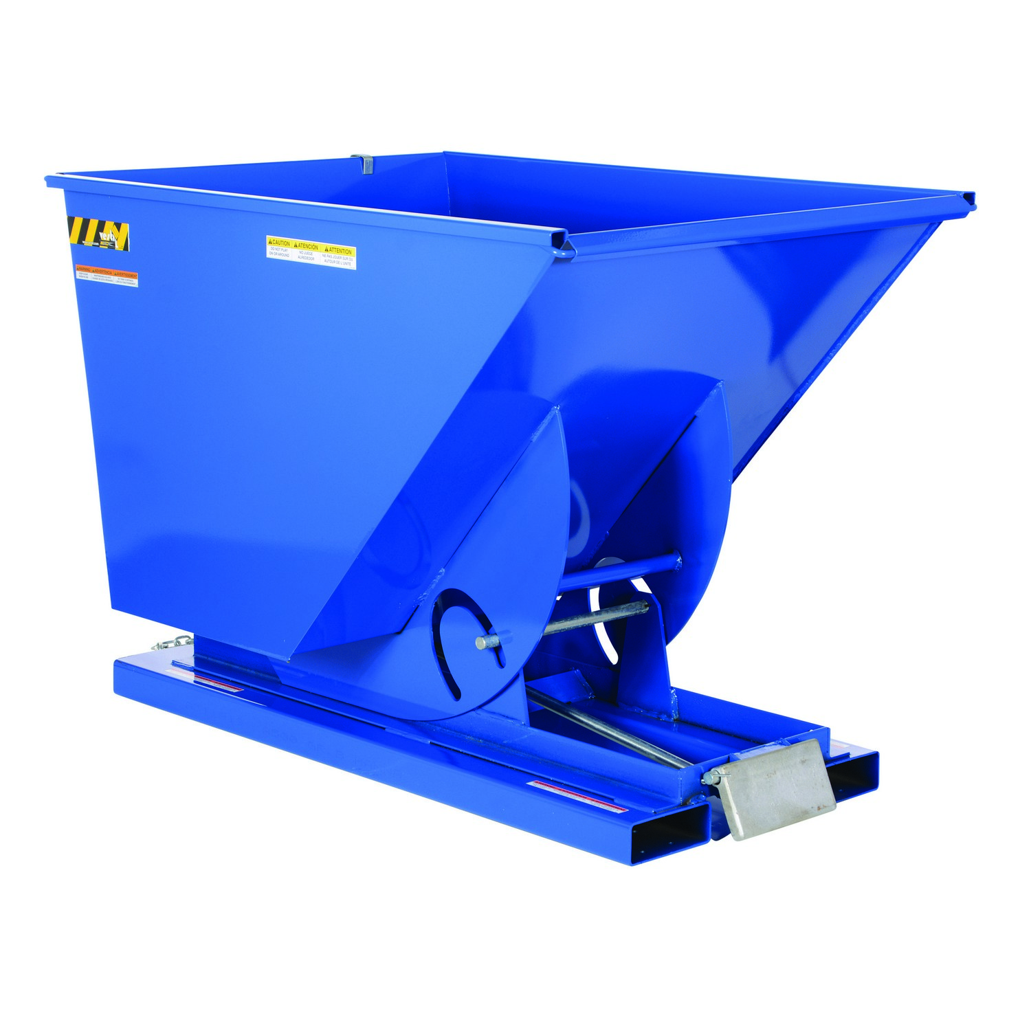 Vestil D-150-HD Self-Dump Hopper Hd 1.5 CU YD 6K Blue