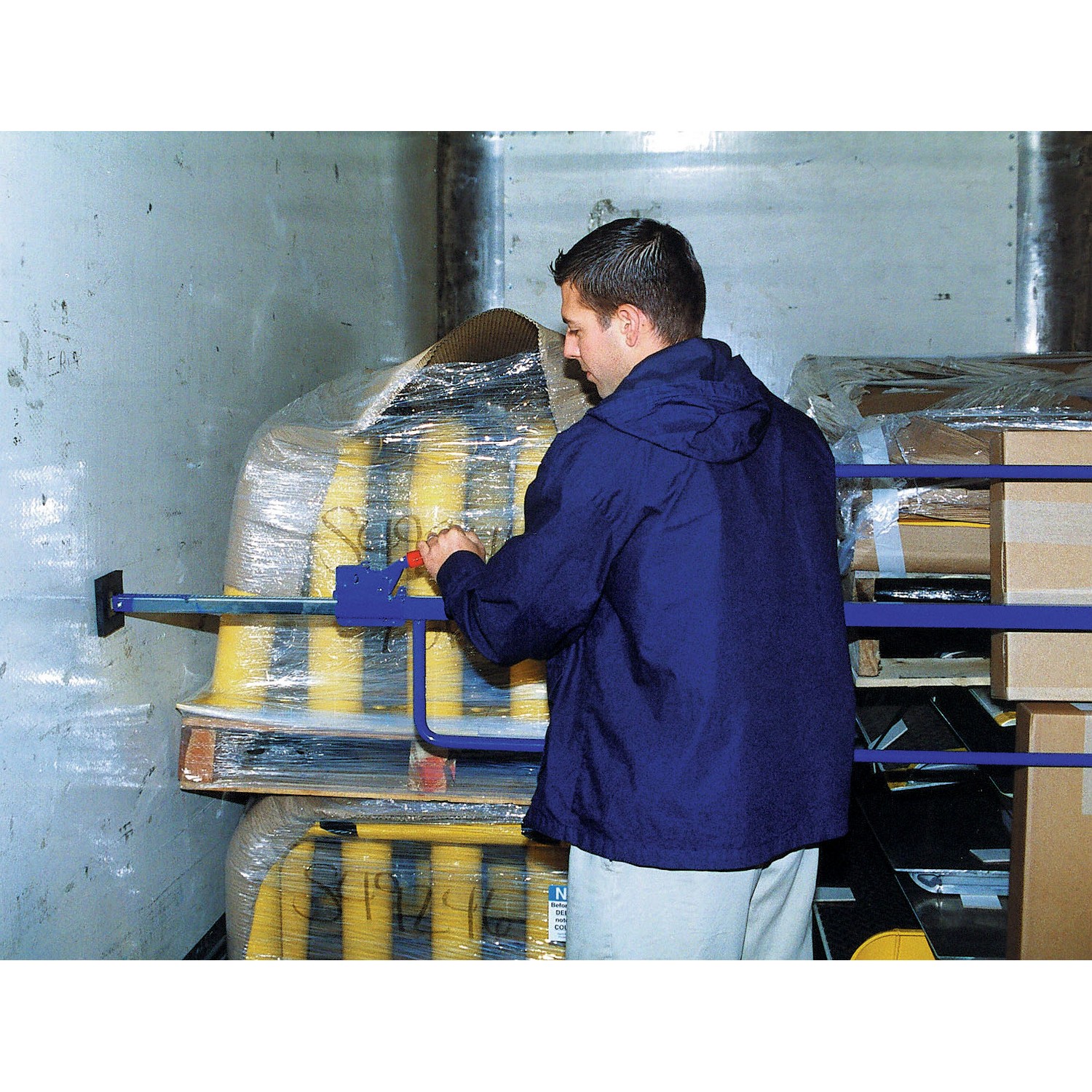 Vestil CBH-32 One Piece Steel Cargo Bar With Hoops