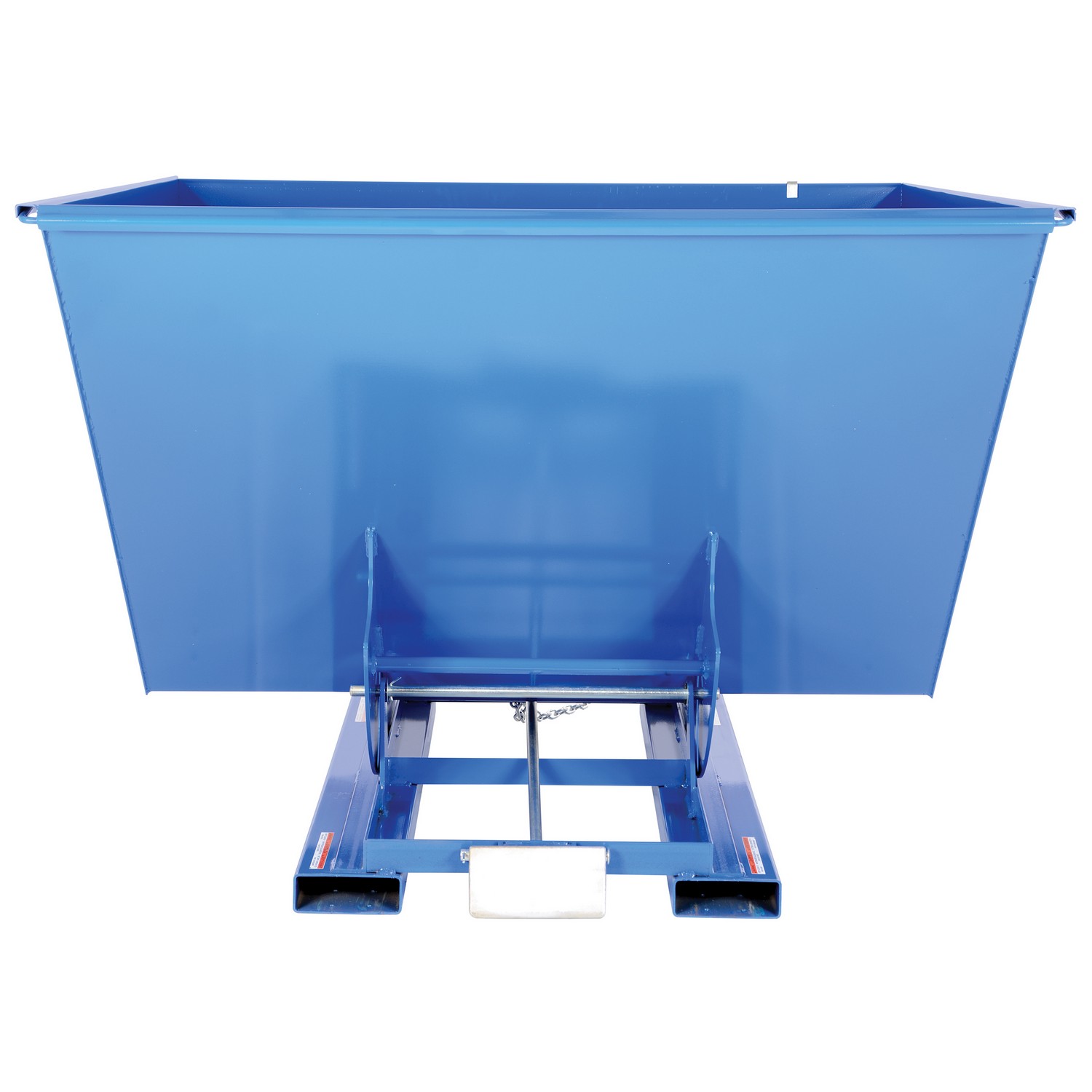Vestil D-250-HD Self-Dump Hopper Hd 2.5 CU YD 6K Blue