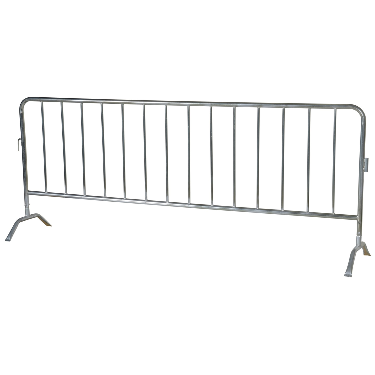 Vestil PRAIL-102-G Galvanized Barrier W/Curved Feet