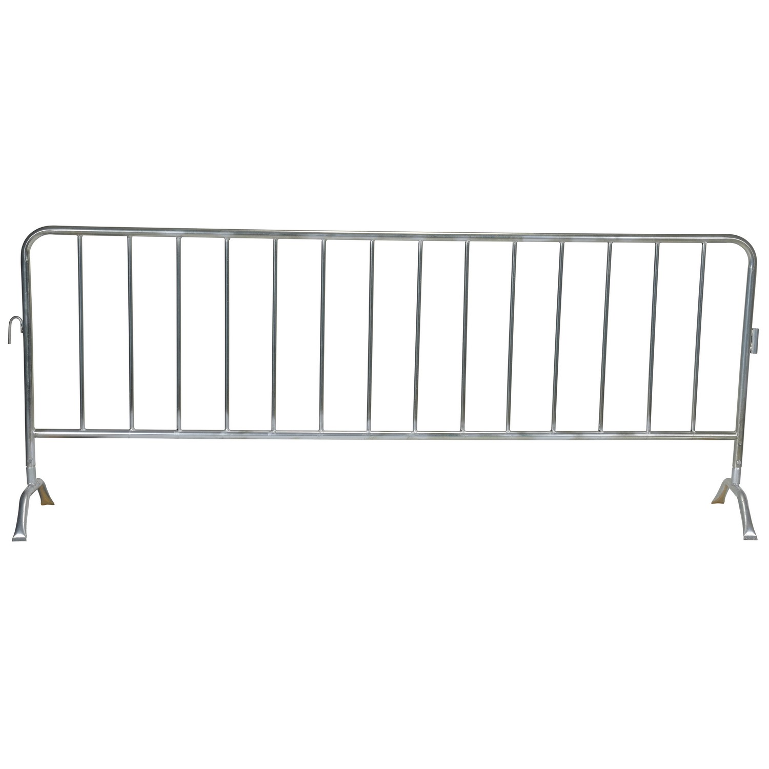 Vestil PRAIL-102-G Galvanized Barrier W/Curved Feet