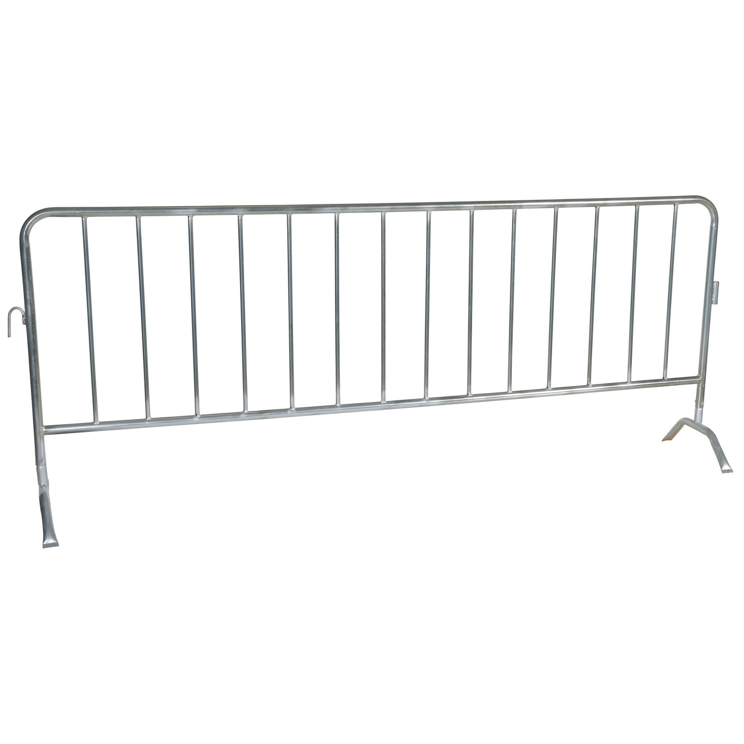 Vestil PRAIL-102-G Galvanized Barrier W/Curved Feet