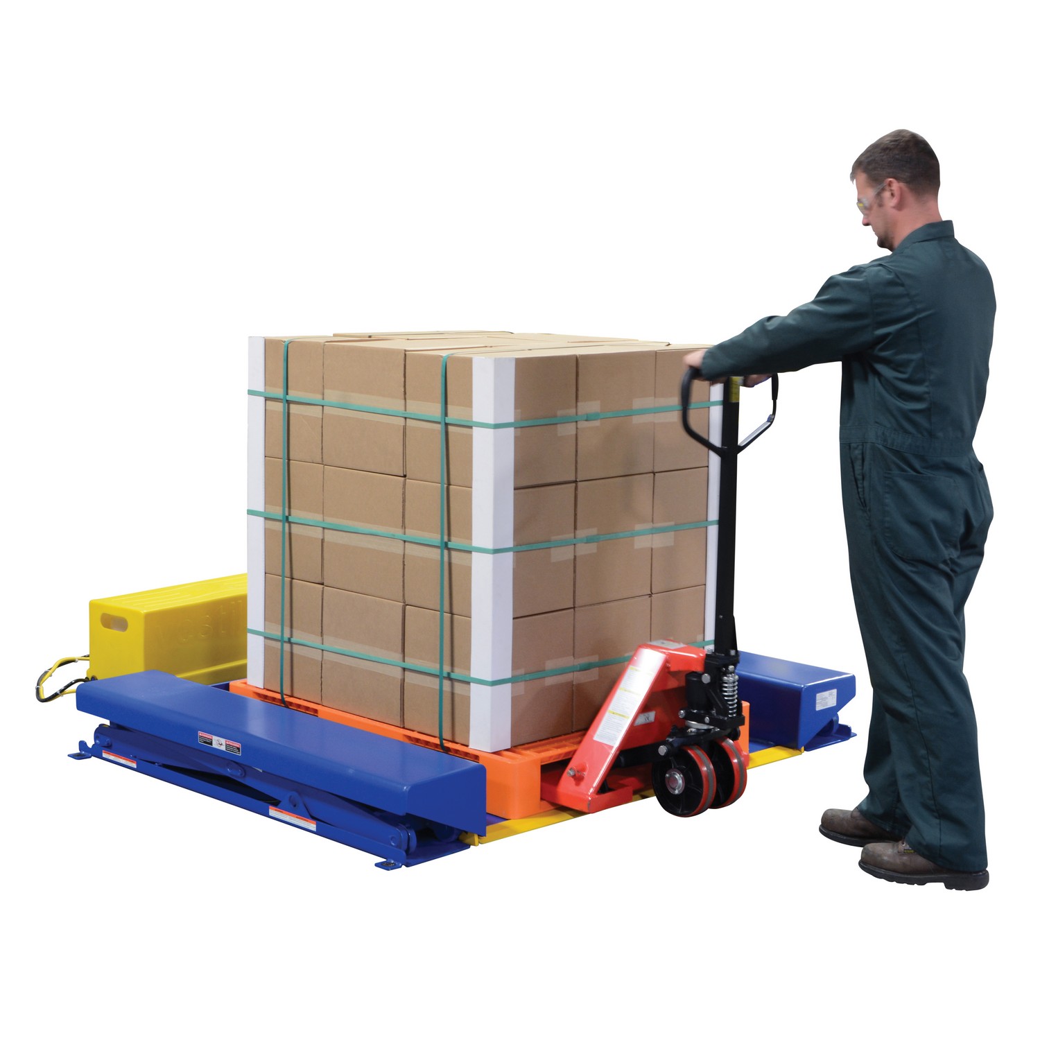 Vestil EHLTG-5250-4-36 Ground Lift Scissor Table 4K 52 X 51.5