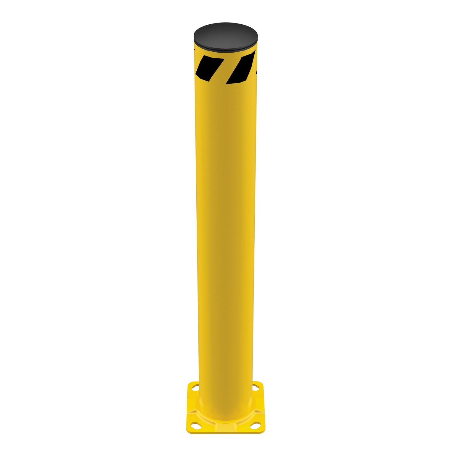 Vestil BOL-42-5.5 Steel Pipe Safety Bollard 42 X 5-1/2 IN