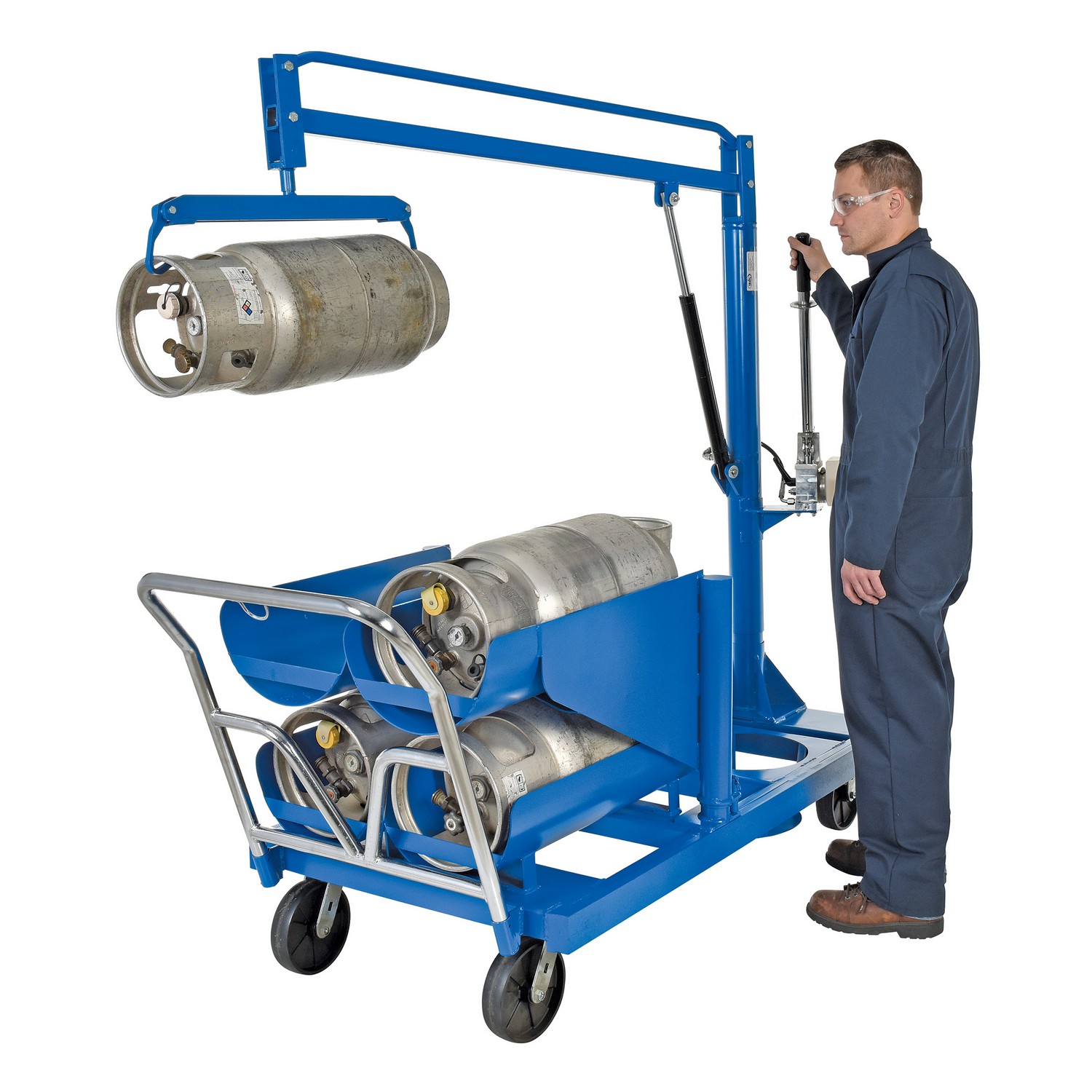 Vestil LP-6 Lp Tank Truck W/ 6 Tank Capacity