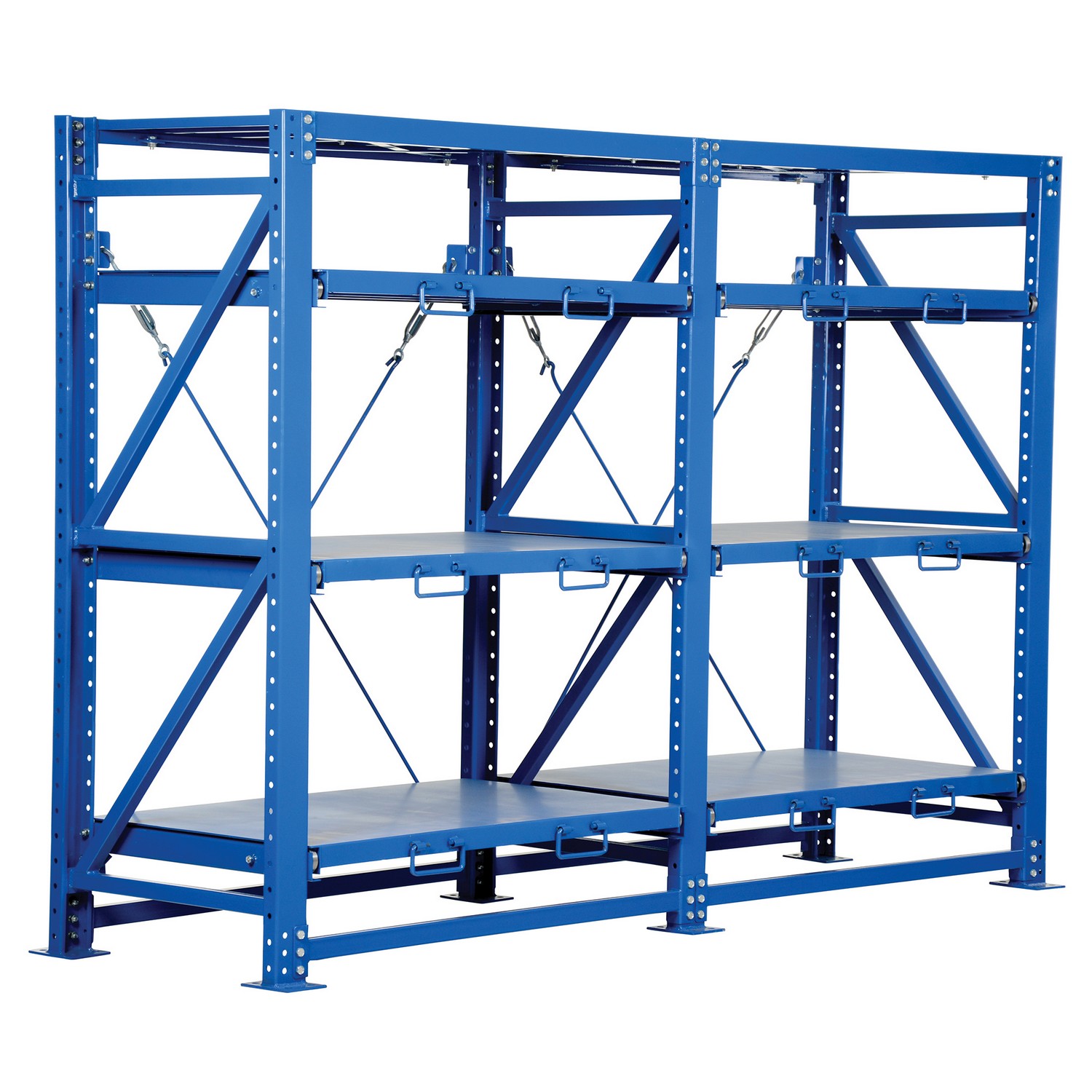 Vestil VRSOR-114 Hd Roll-Out Shelving 32L X 114W X 80H