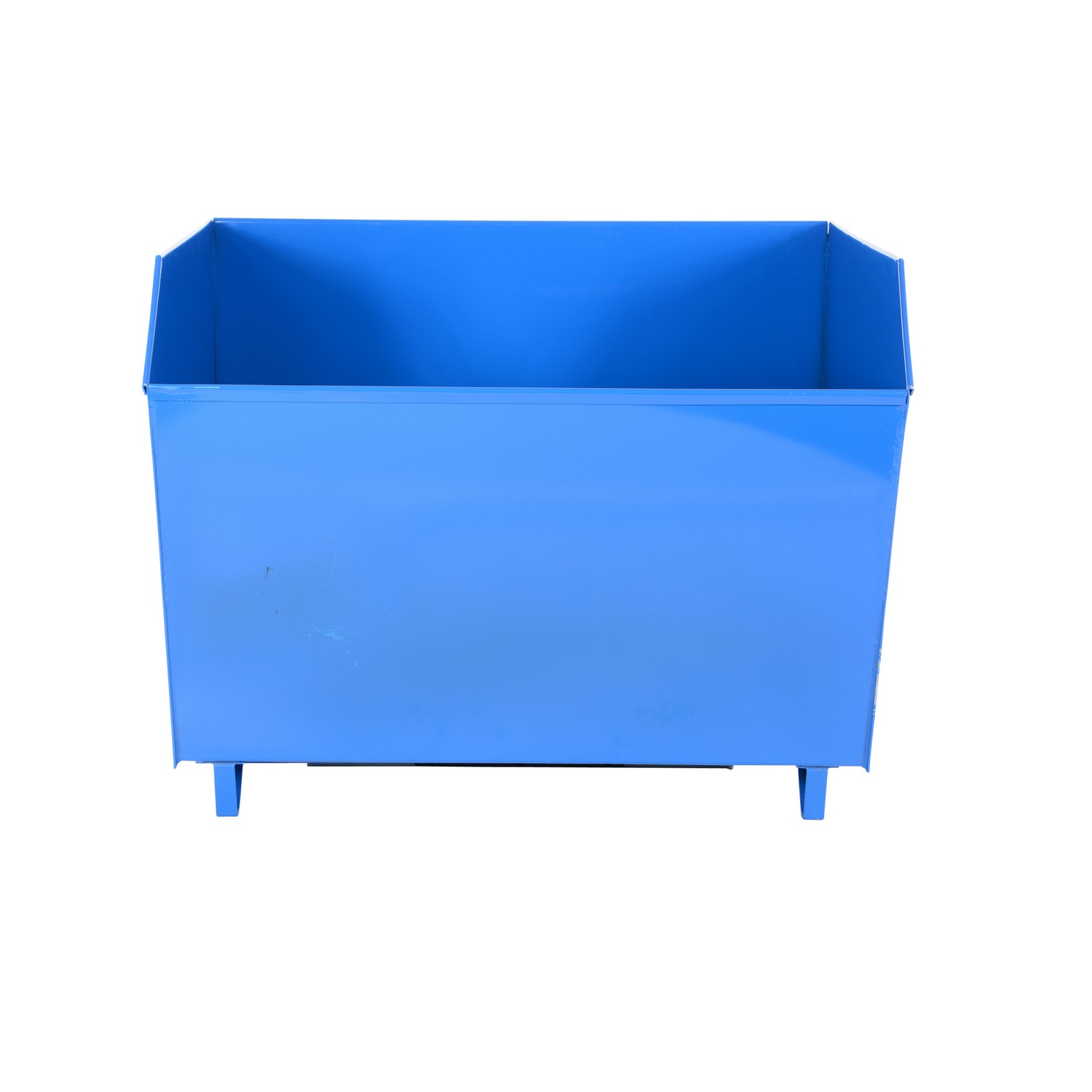 Vestil H-150-HD Low Profile Hopper Hd 1.5 CU YD-Blue