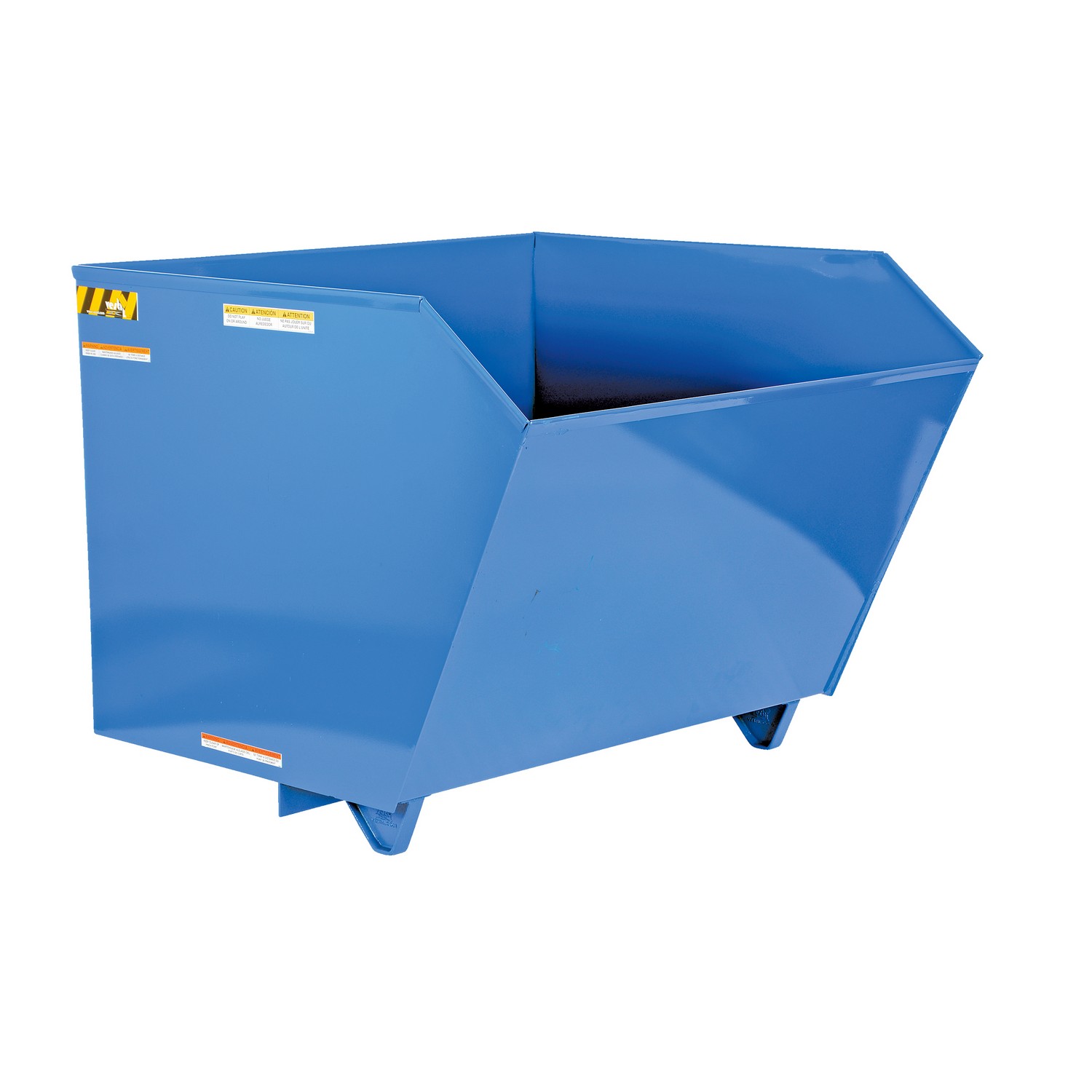 Vestil H-150-HD Low Profile Hopper Hd 1.5 CU YD-Blue