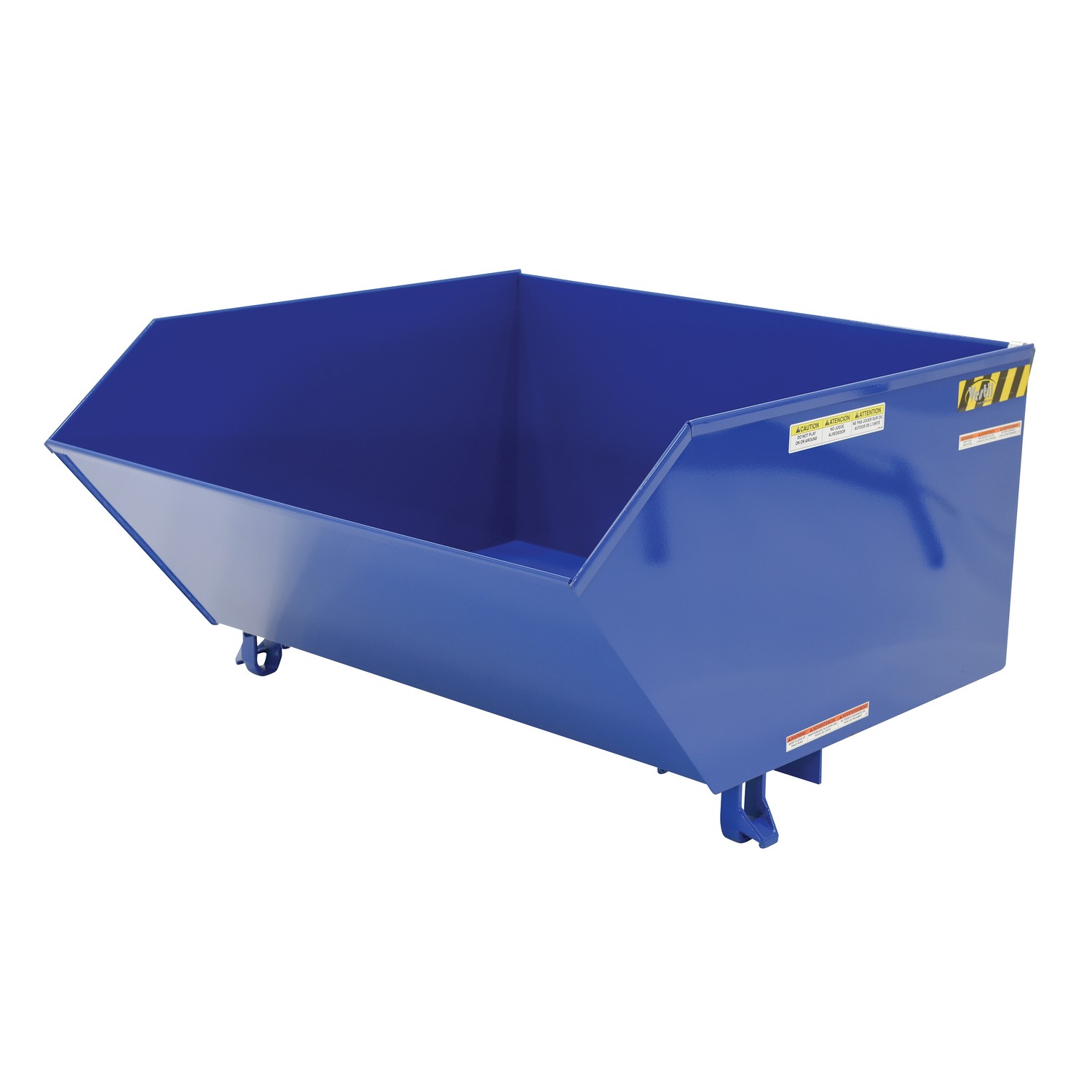Vestil H-100-HD Low Profile Hopper Hd 1 CU YD-Blue