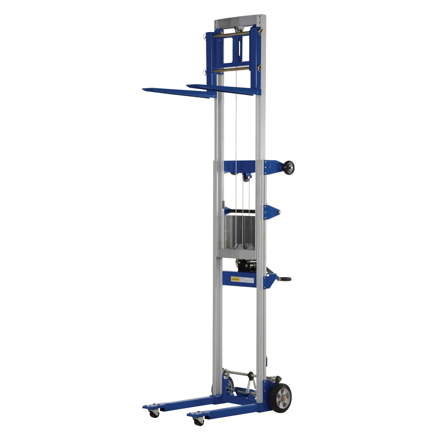 Vestil A-LIFT-R-HP Winch Lift Truck Fixed Straddle 400 Lb