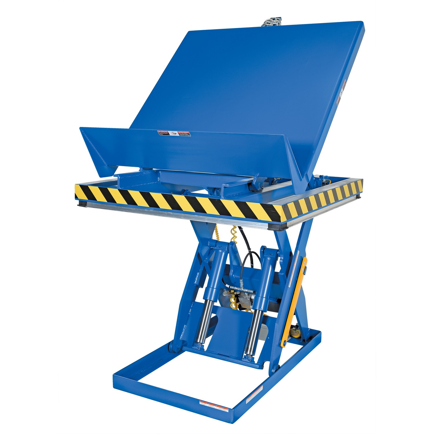 Vestil EHLTT-4848-4-47 Lift & End Tilt Scissor Table 4K  48X48