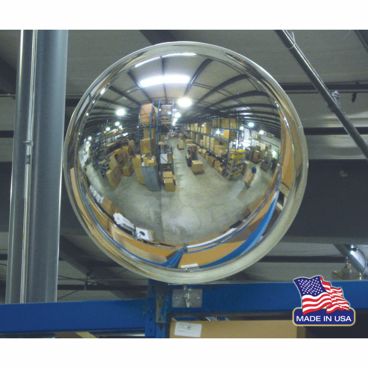 Se-Kure SEKSCVI-32T-7DP 32" Wide View Domevex Mirror with 180 degree view for blind spots