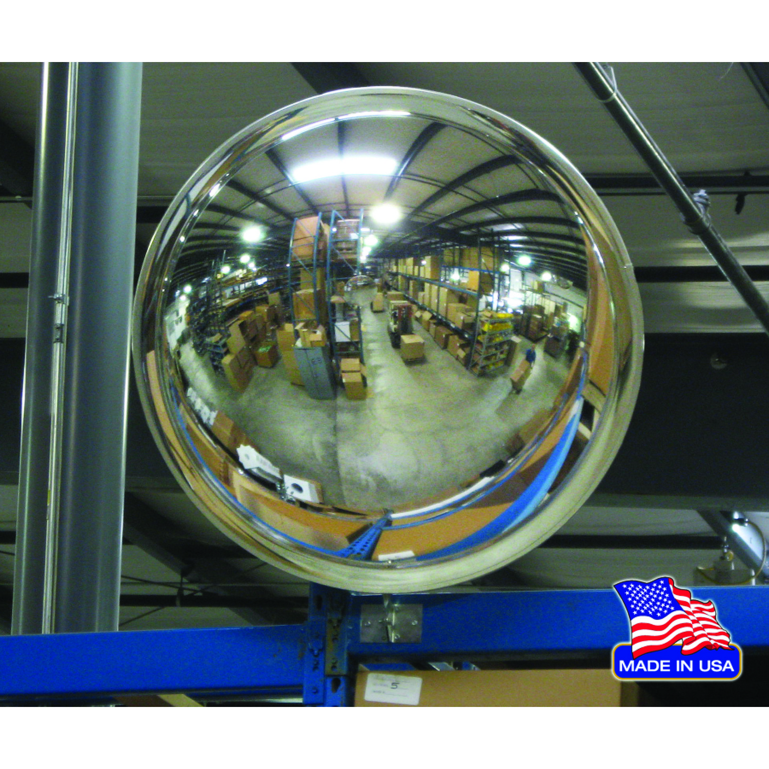 Se-Kure SEKSCVI-32T-7DP 32" Wide View Domevex Mirror with 180 degree view for blind spots