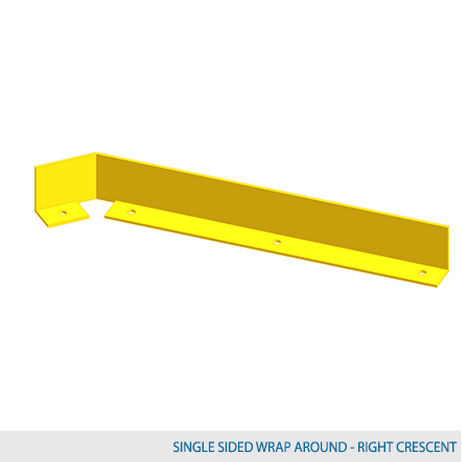 Cogan RPAS24R 24" Right Tapered Rack Pal Rack Aisle Protector