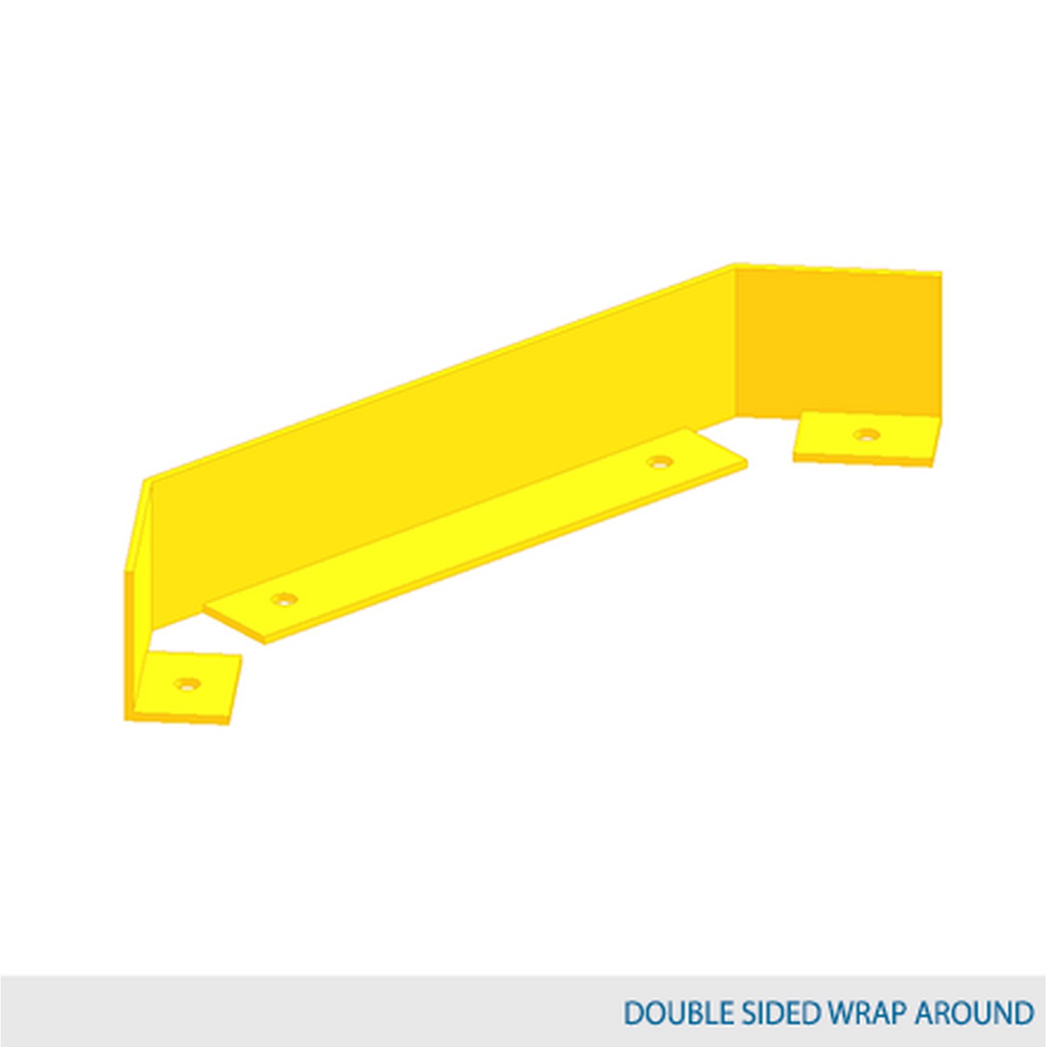 Cogan RPAD42 42" Double Sided Tapered Rack Pal Rack Aisle Protector