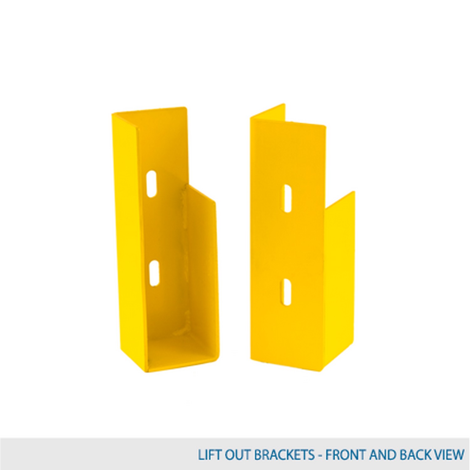 Cogan G-GL1 Heavy Duty Guardrail - Lift-Out Brackets Pair