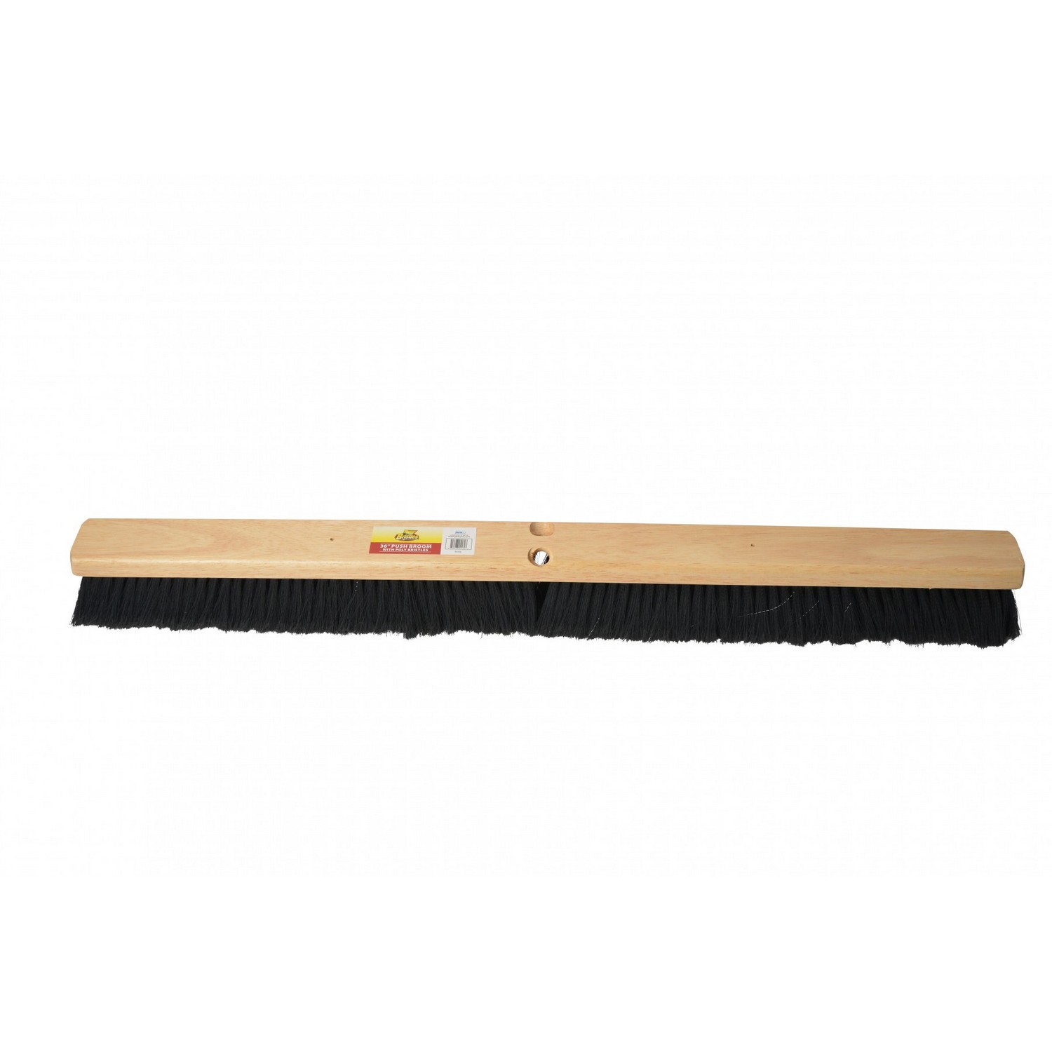 Janico 4036 36 Inch Indoor Push Broom with Polypropylene Bristles