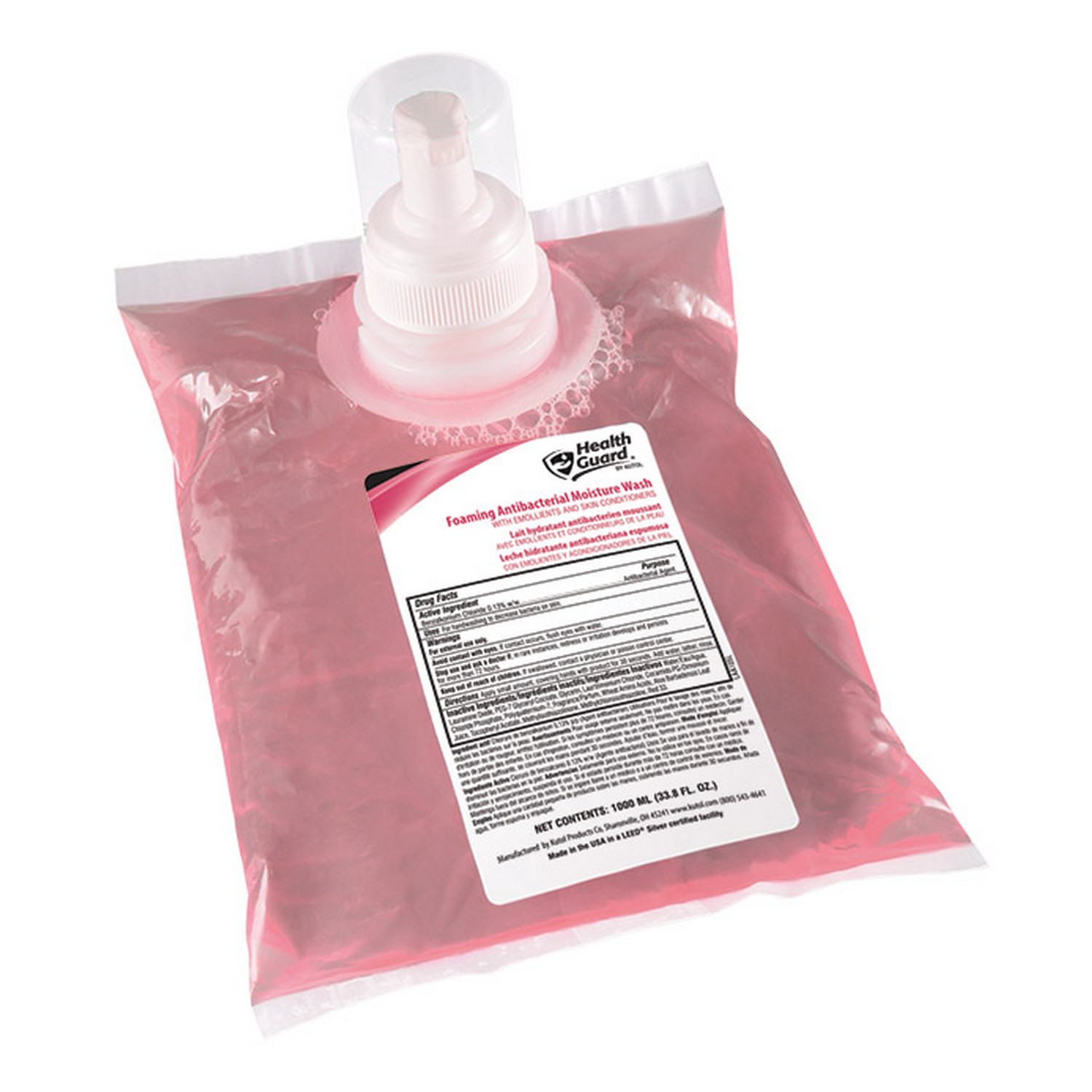 Foaming Antibacterial Moisture Wash , 6/Case