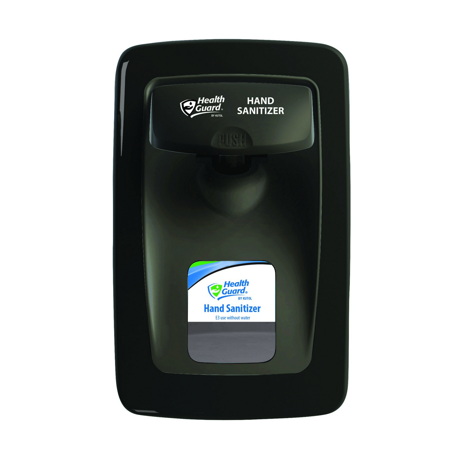 Designer Series Health Guard Hand Sanitizer Manual Dispenser, Black, 6/Case