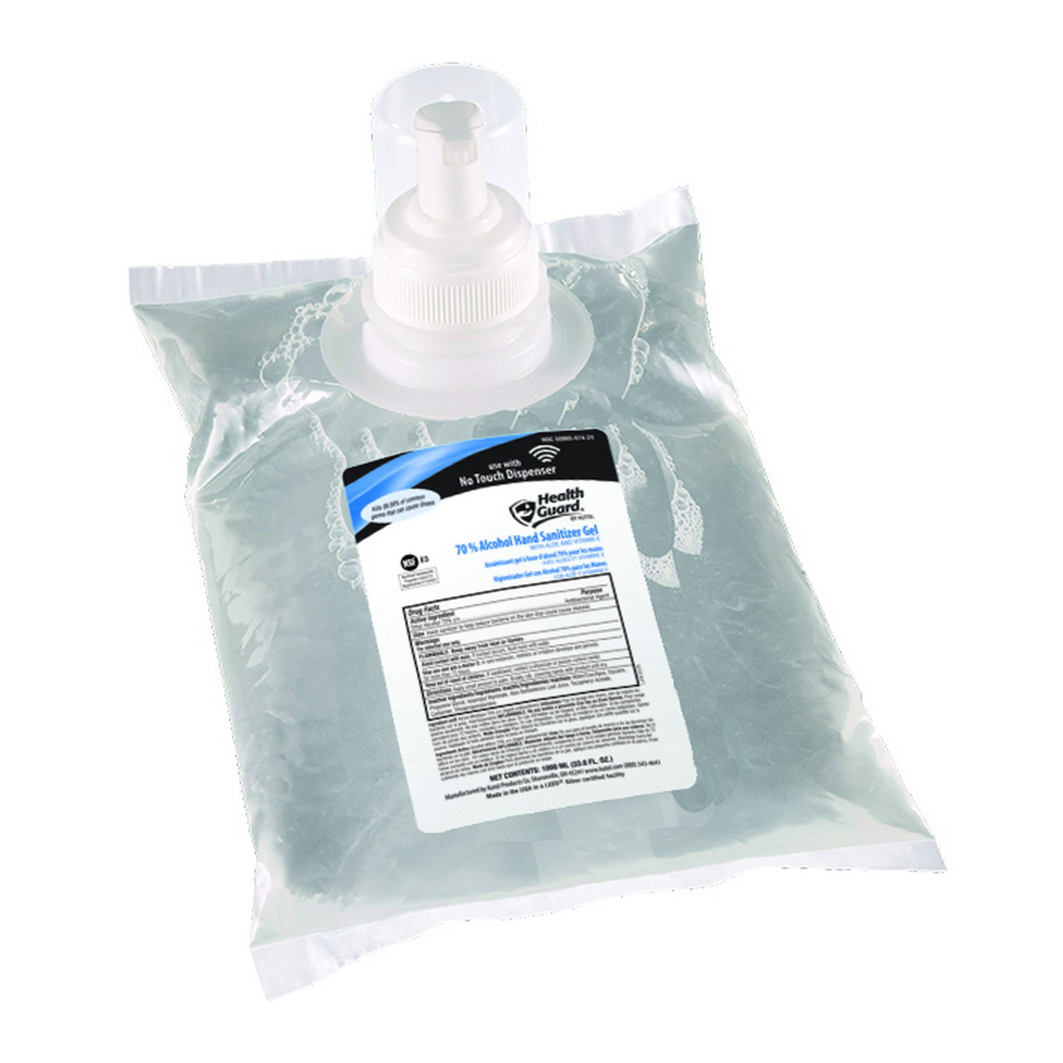 70% Alcohol Hand Sanitizer Gel , 4/Case