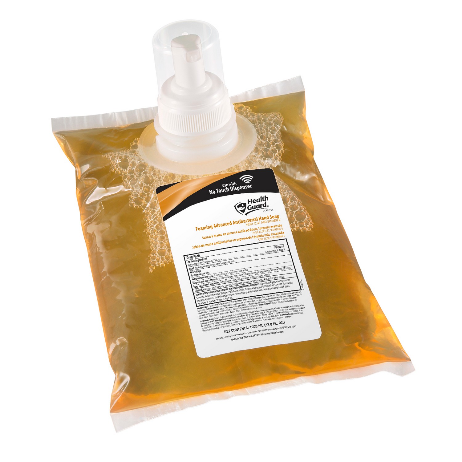 Foaming Advanced Antibacterial Hand Soap, 4/Case