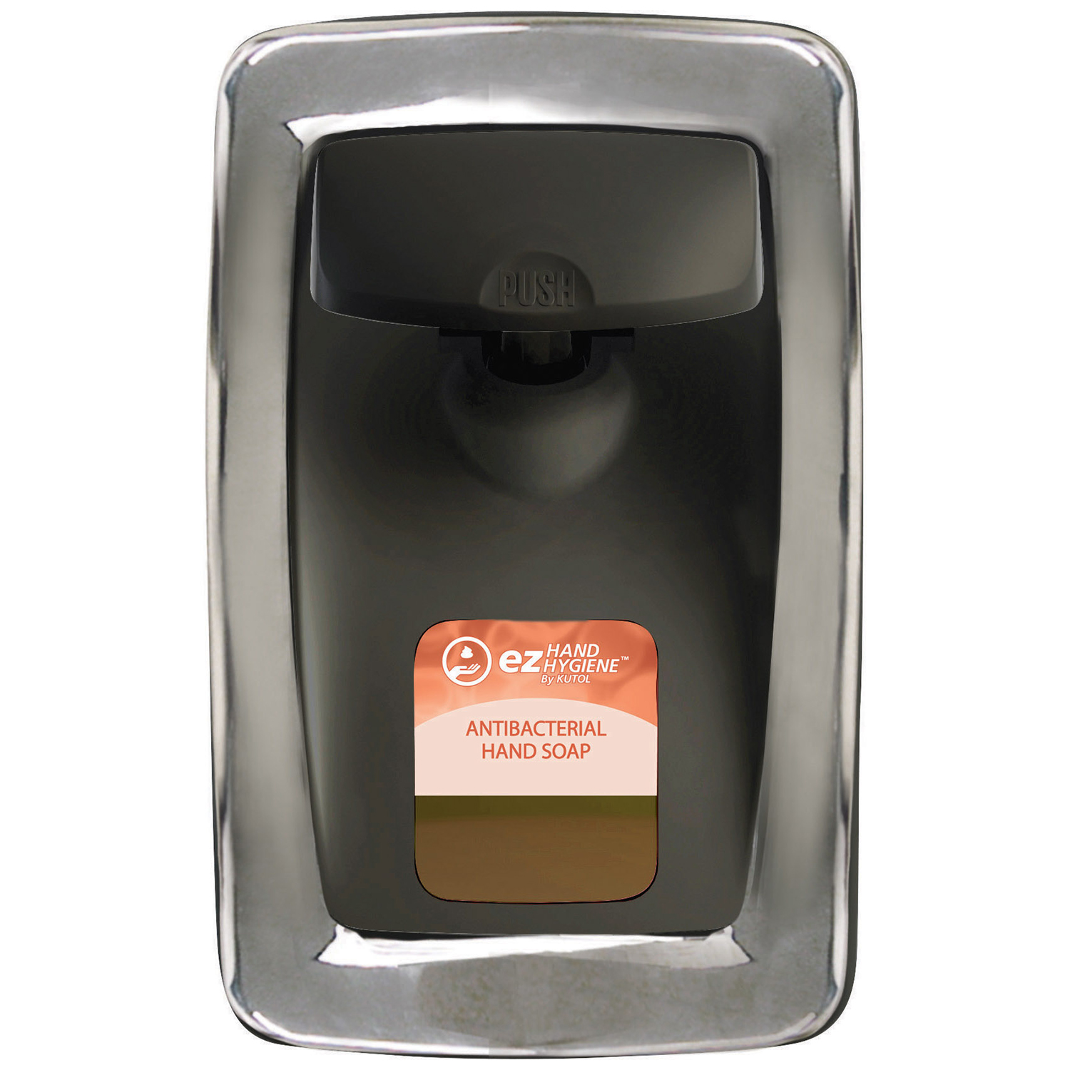 Kutol NS011BK34 Designer Series No Touch Dispenser, Black/Chrome, 6/Case