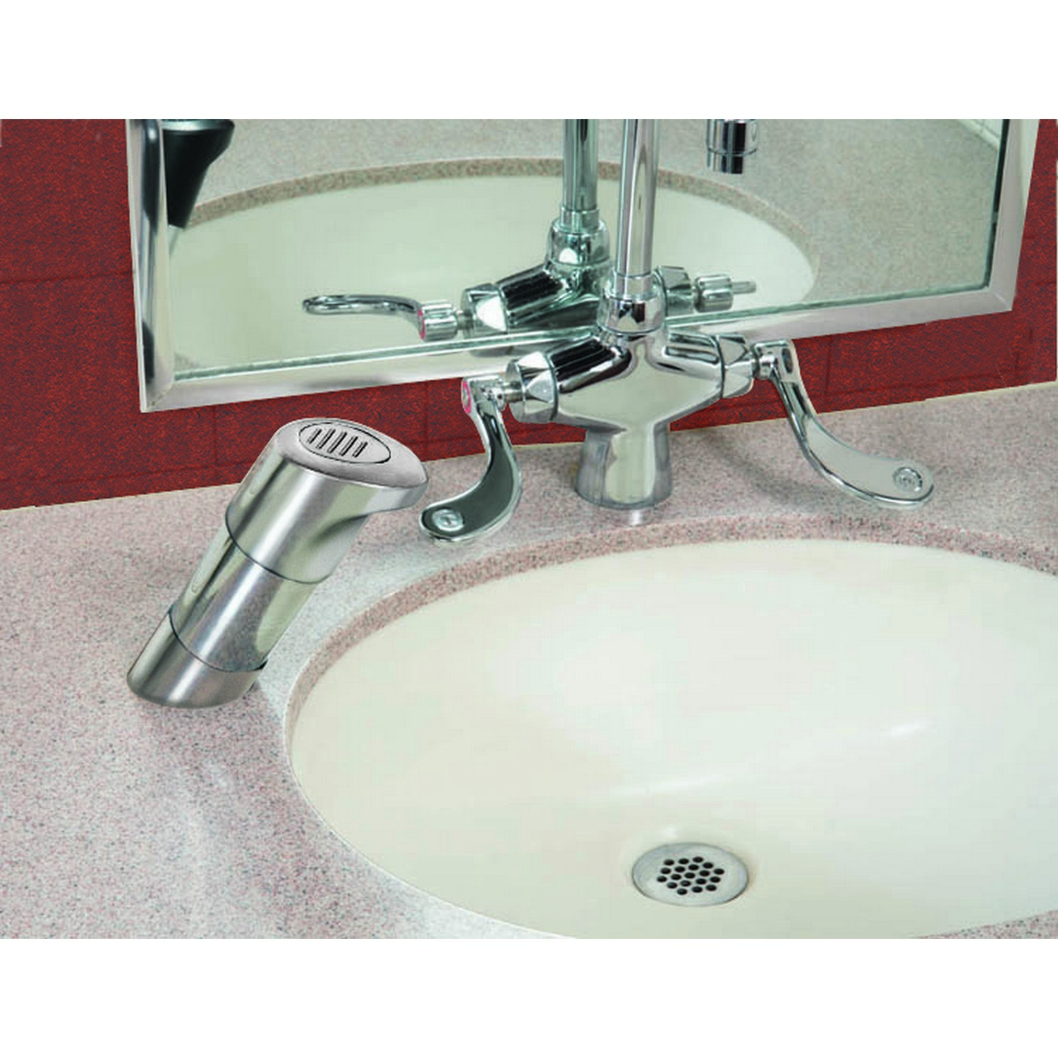 Counter Mount Dispenser, Chrome, 6/Case