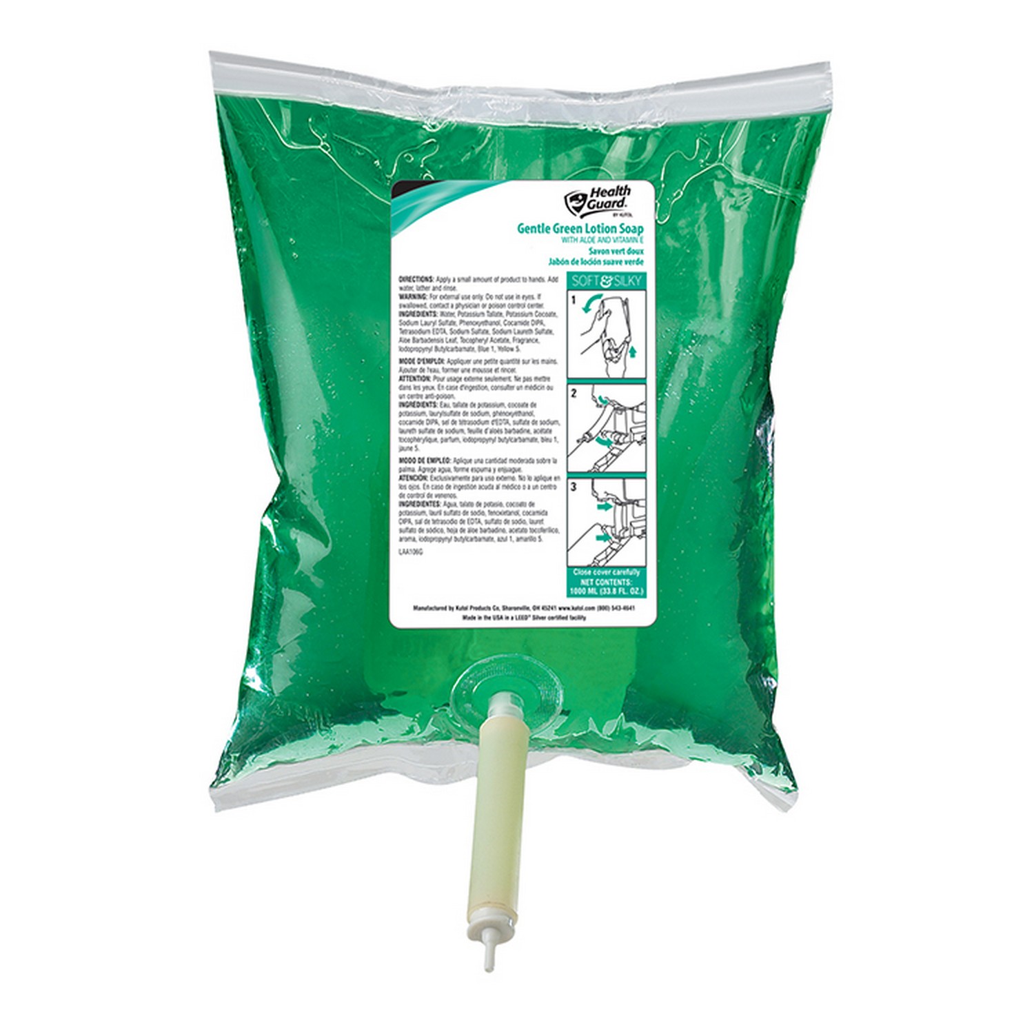 Gentle Green Lotion Soap, 10/Case