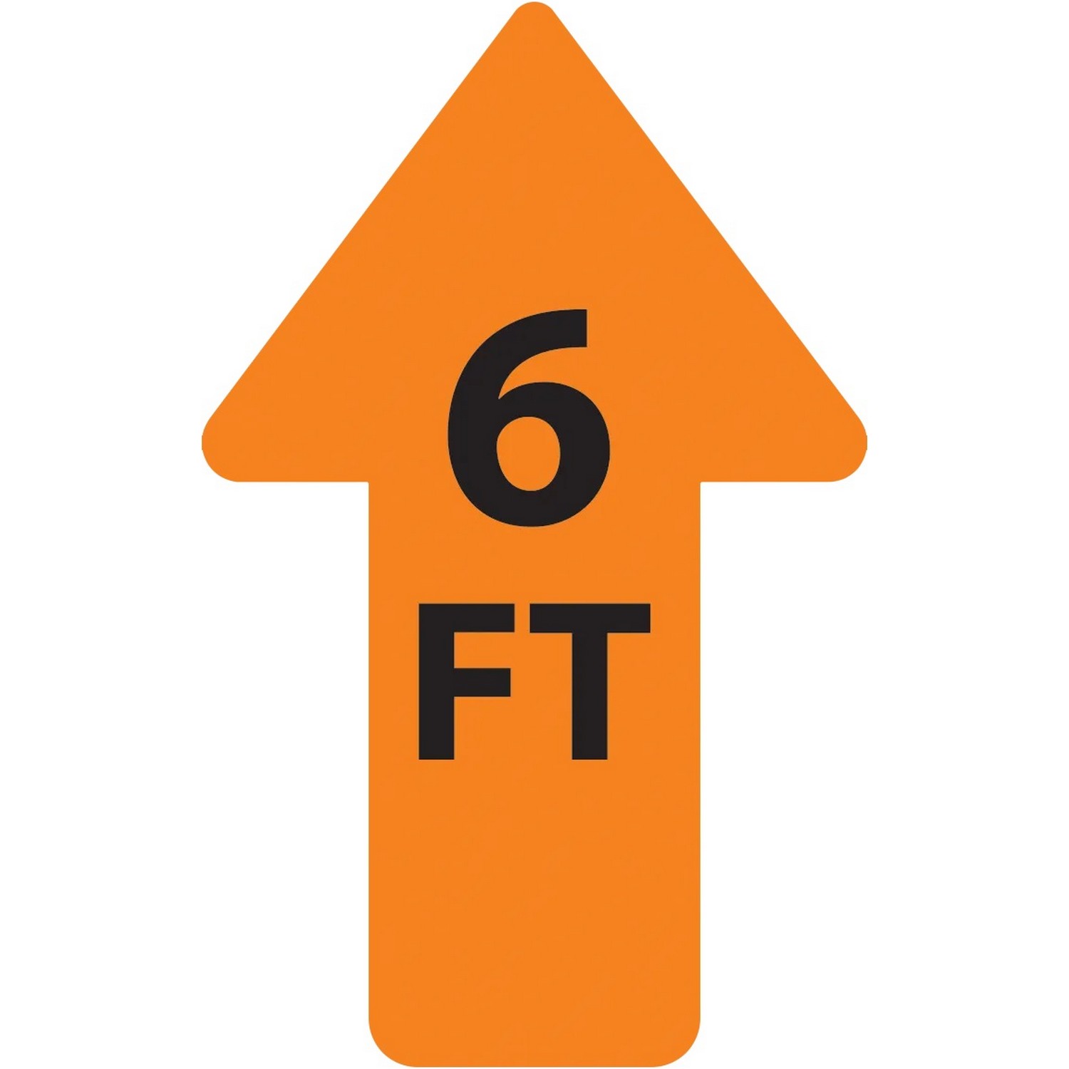 Safehouse Signs PFFS6A Directional Flow Arrow 6FT PeopleFlow Anti-Slip FlexiStick Floor Decal